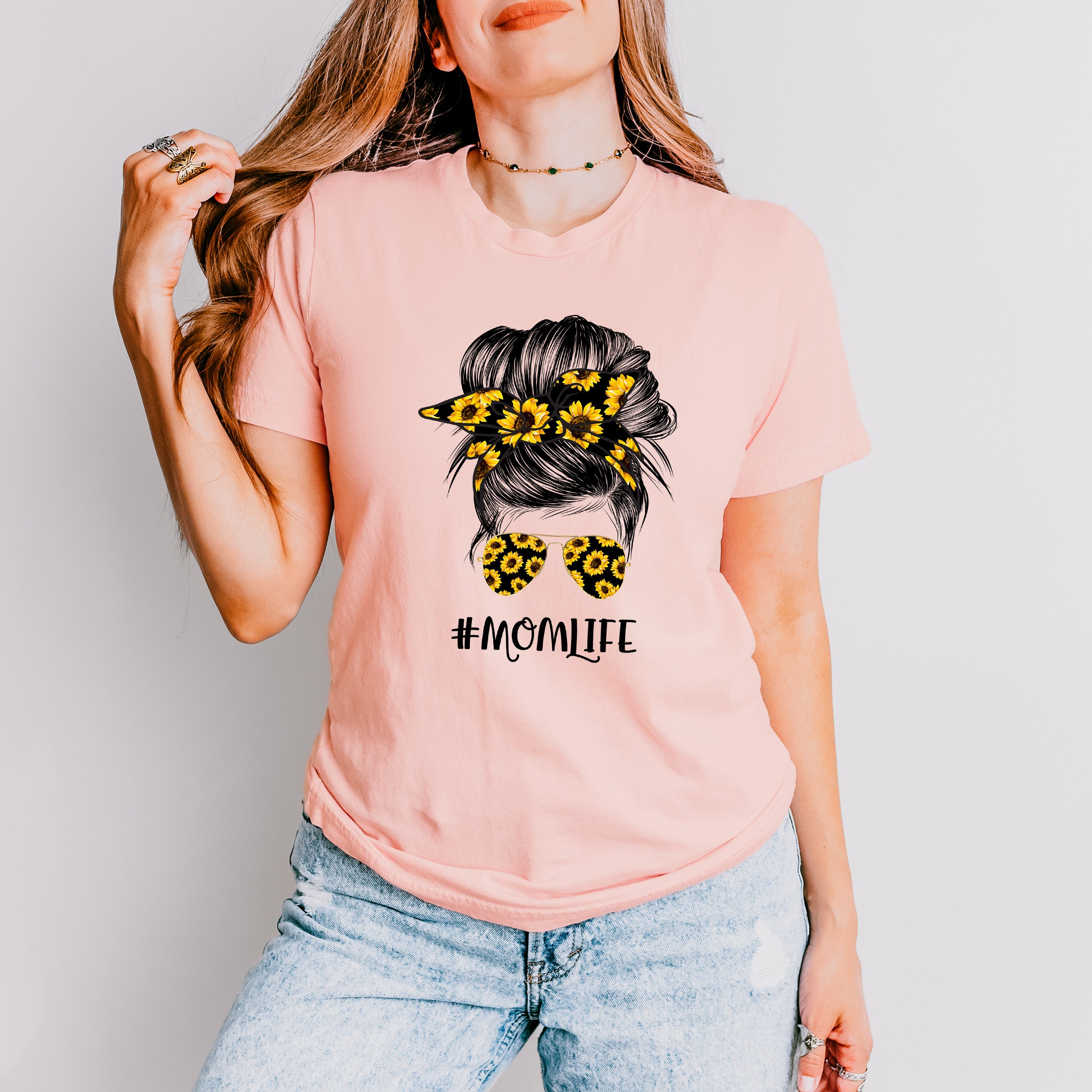 Mom Life Mother's Day Unisex Crewneck T-Shirt Sweatshirt Hoodie