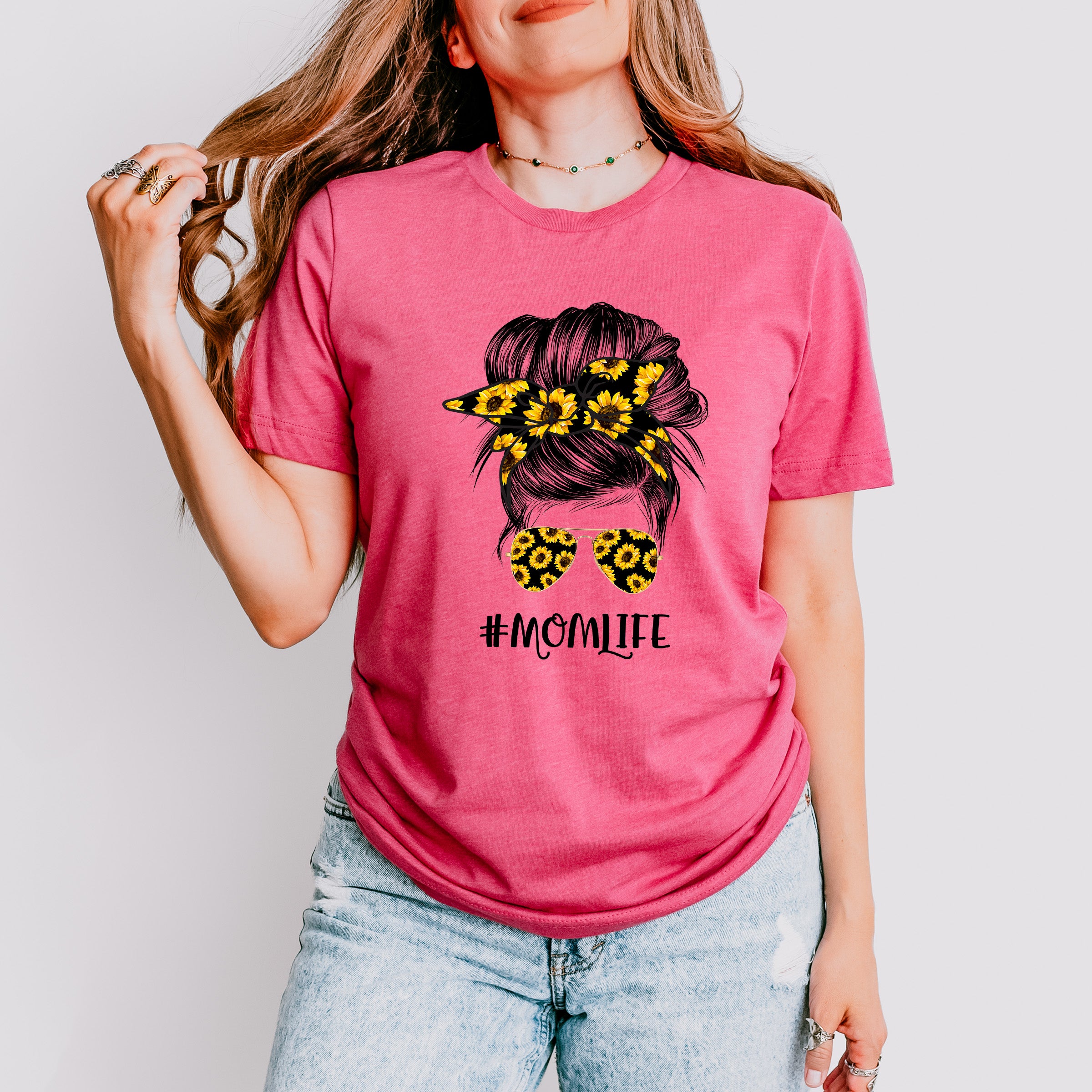 Mom Life Mother's Day Unisex Crewneck T-Shirt Sweatshirt Hoodie