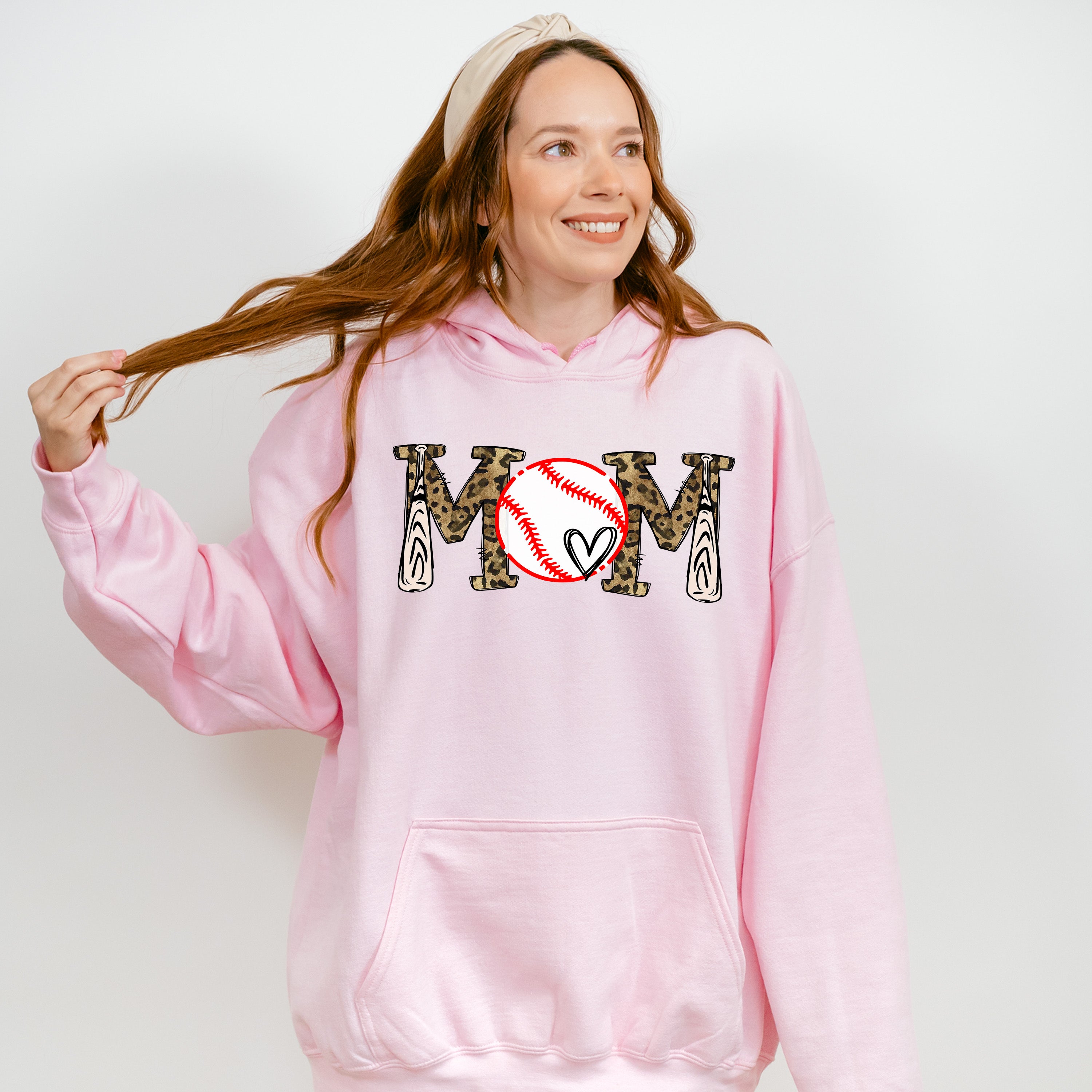 Mom Baseball Mother's Day Unisex Crewneck T-Shirt Sweatshirt Hoodie