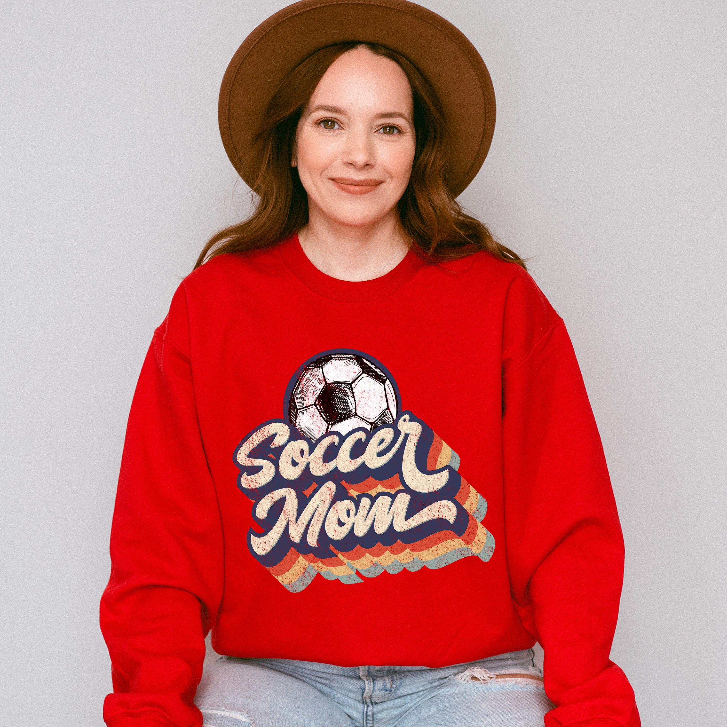 Soccer Mom Mother's Day Unisex Crewneck T-Shirt Sweatshirt Hoodie