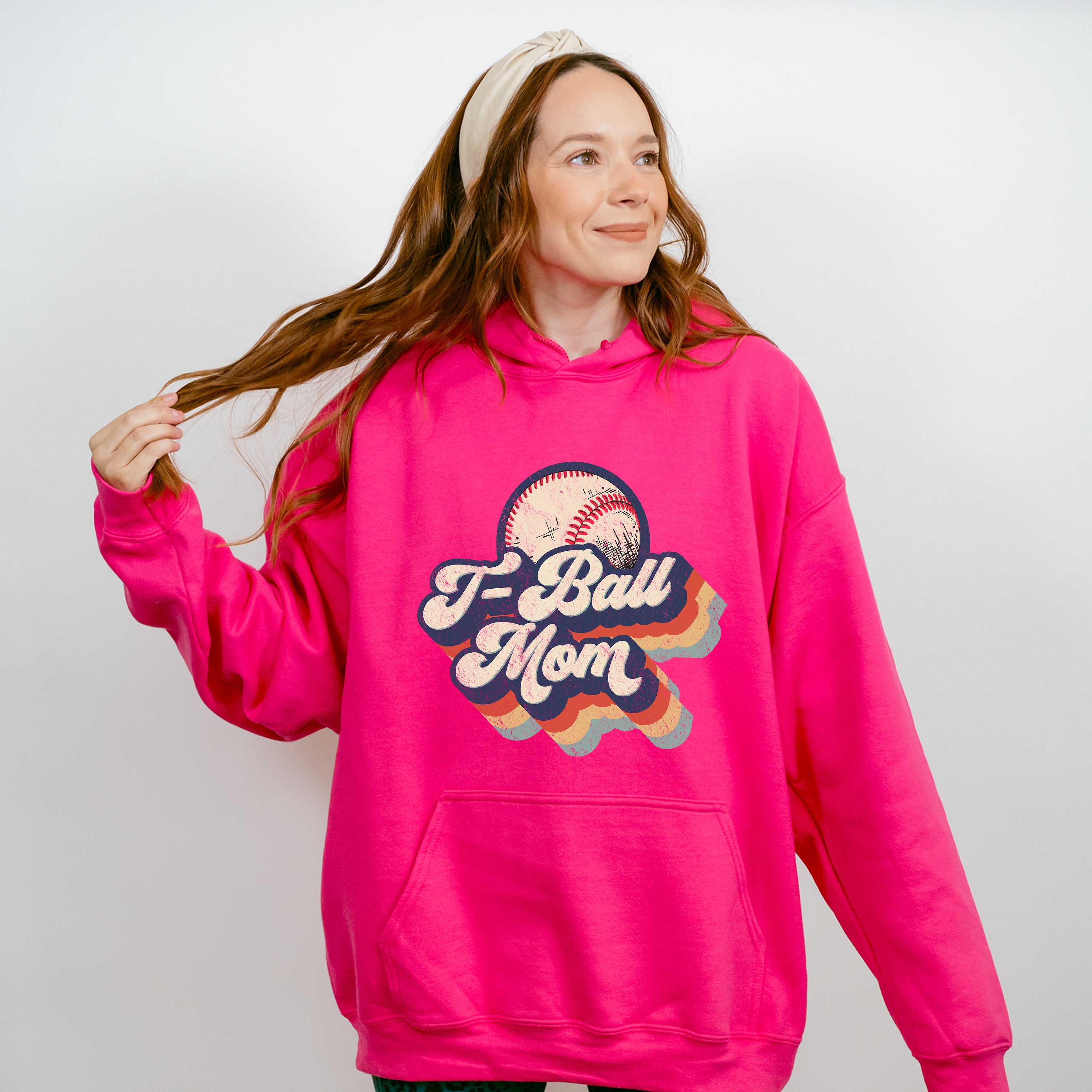 T-Ball Mom Mother's Day Unisex Crewneck T-Shirt Sweatshirt Hoodie