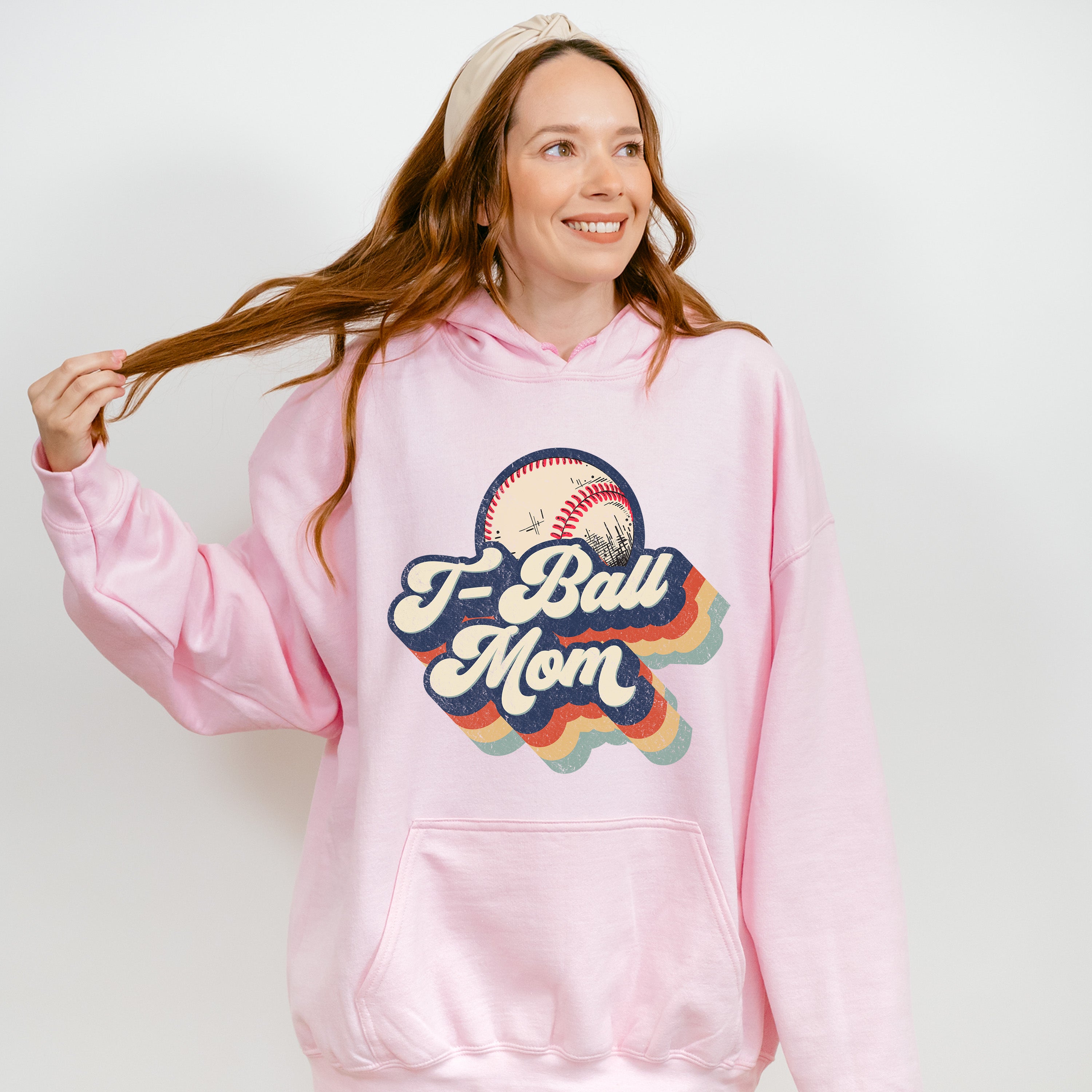 T-Ball Mom Mother's Day Unisex Crewneck T-Shirt Sweatshirt Hoodie