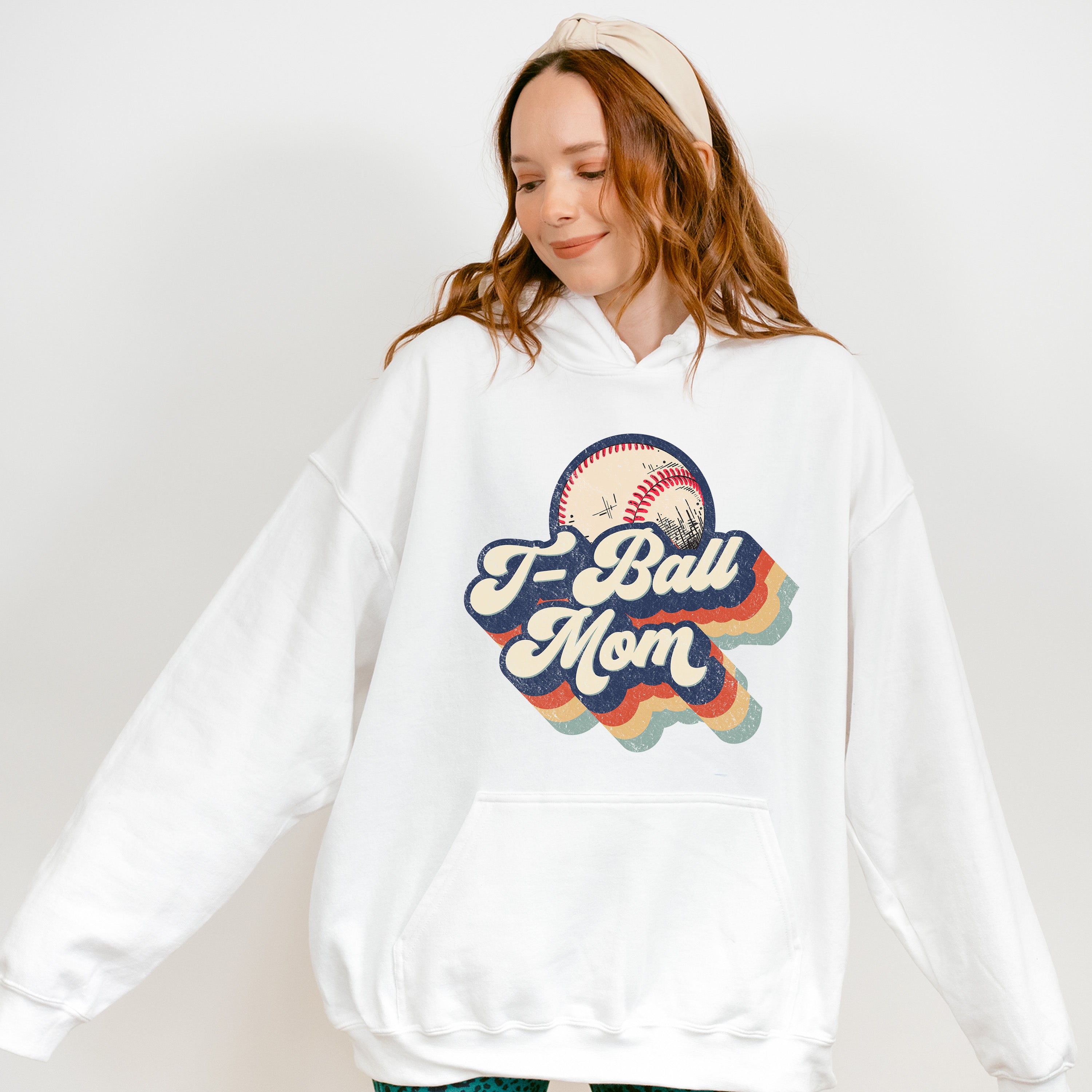 T-Ball Mom Mother's Day Unisex Crewneck T-Shirt Sweatshirt Hoodie