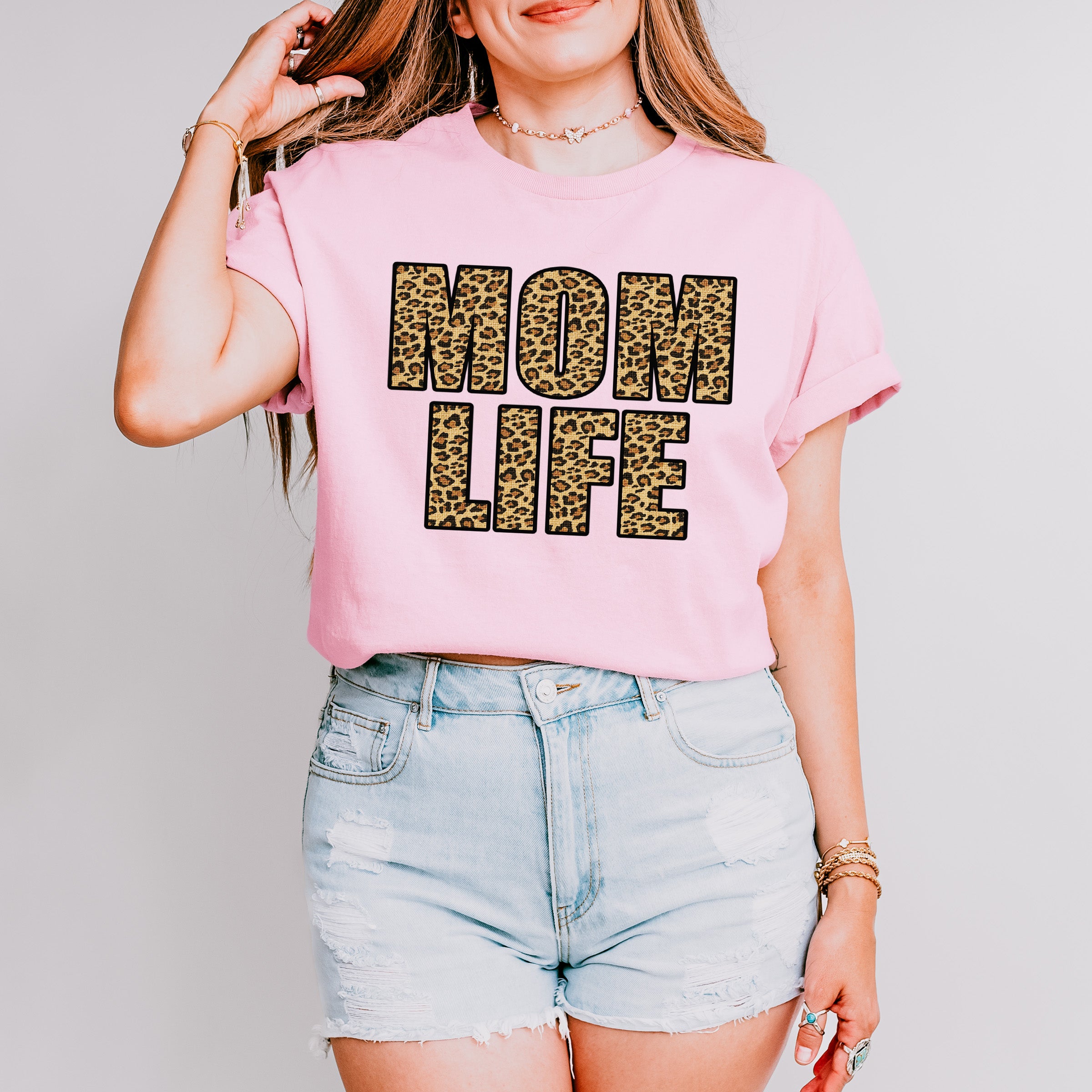 Mom Life Mother&#39;s Day Unisex Crewneck T-Shirt Sweatshirt Hoodie
