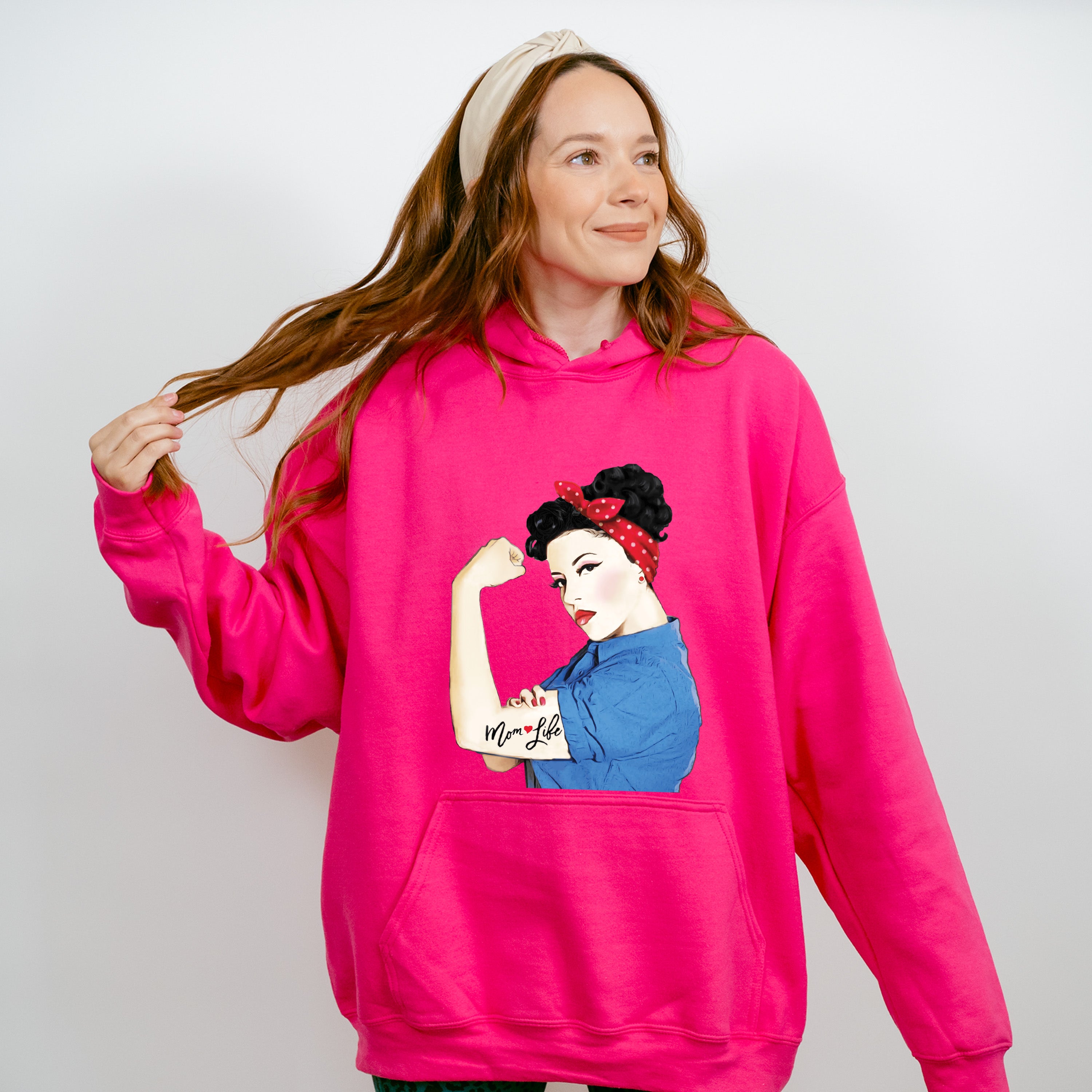 Mom Life Mother's Day Unisex Crewneck T-Shirt Sweatshirt Hoodie