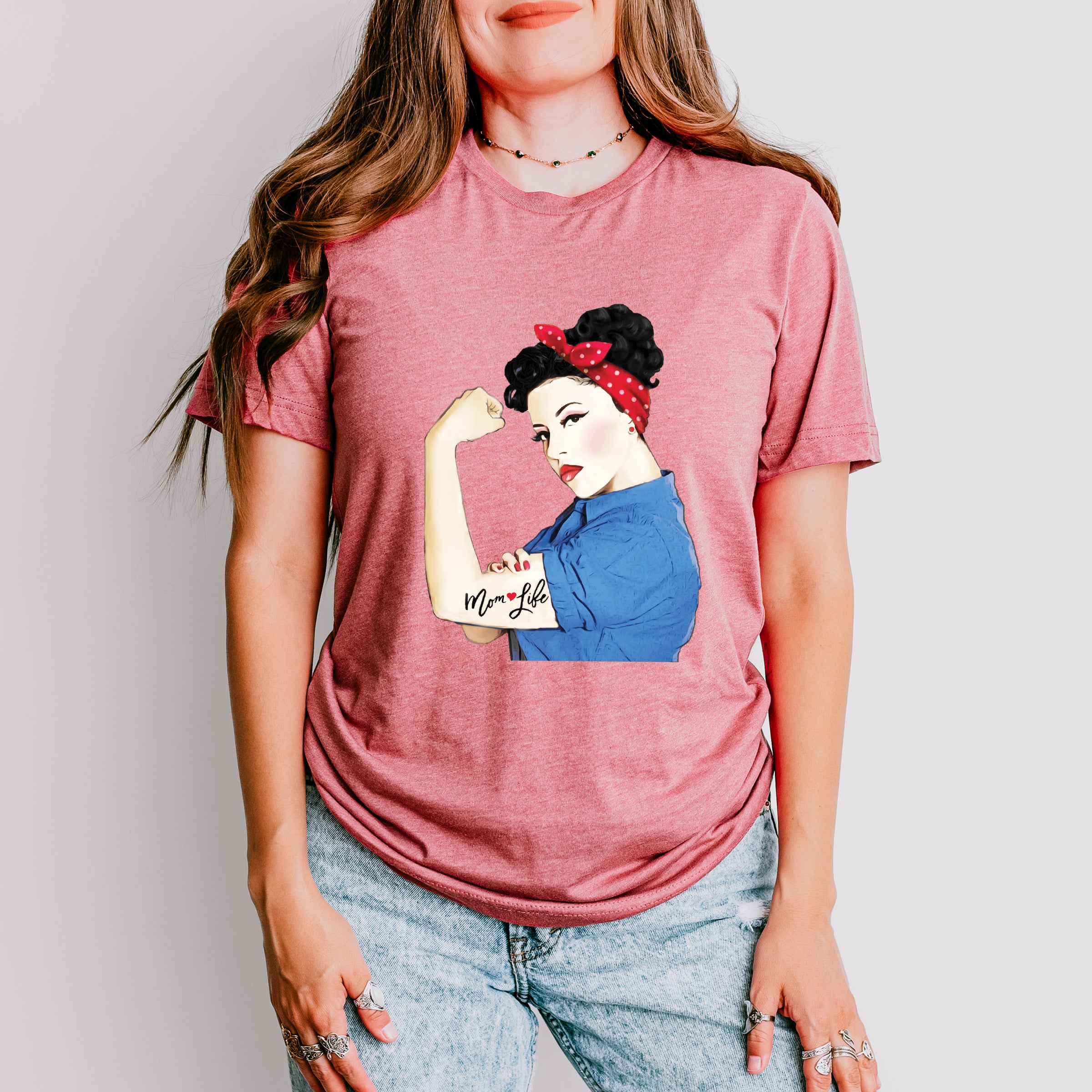 Mom Life Mother's Day Unisex Crewneck T-Shirt Sweatshirt Hoodie