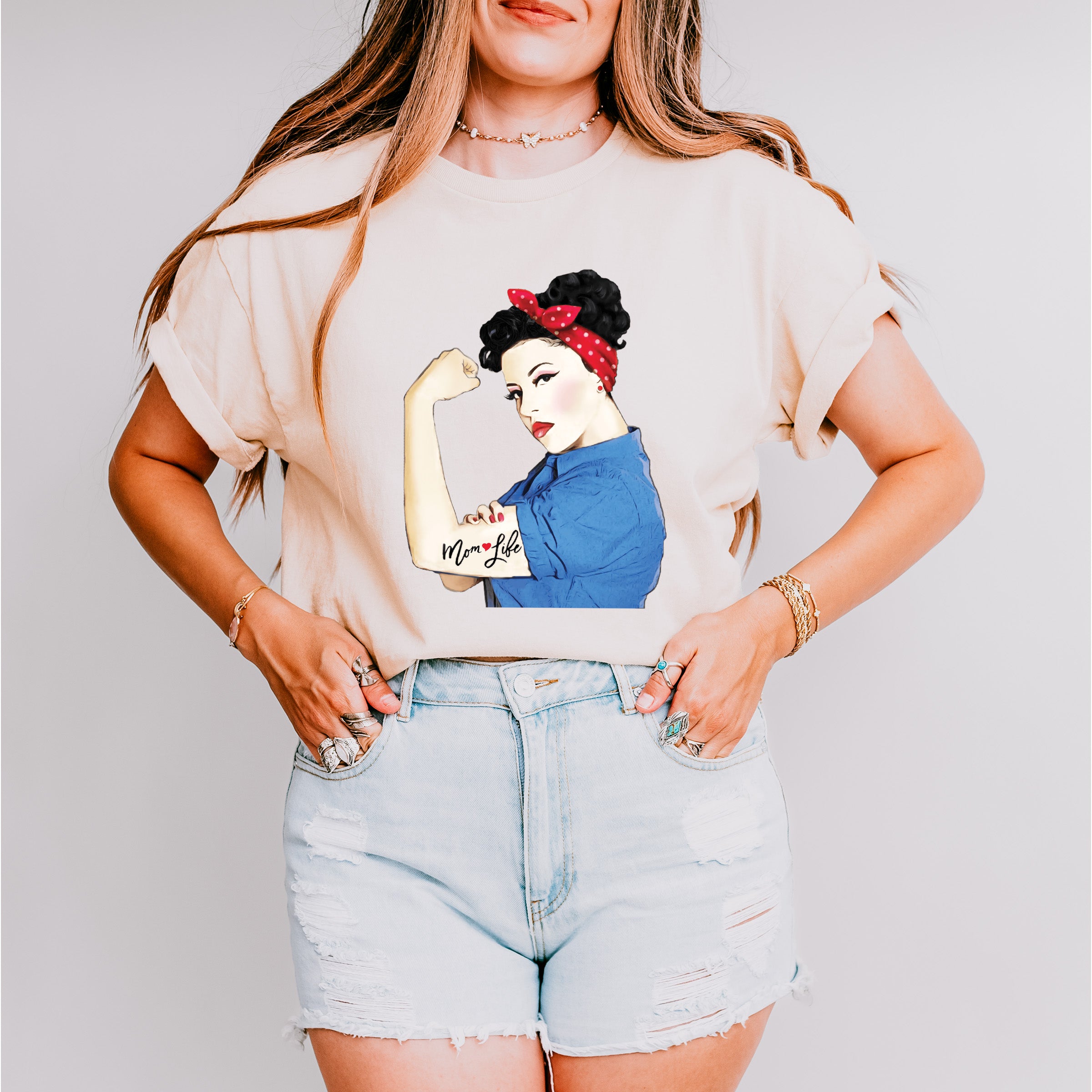 Mom Life Mother's Day Unisex Crewneck T-Shirt Sweatshirt Hoodie