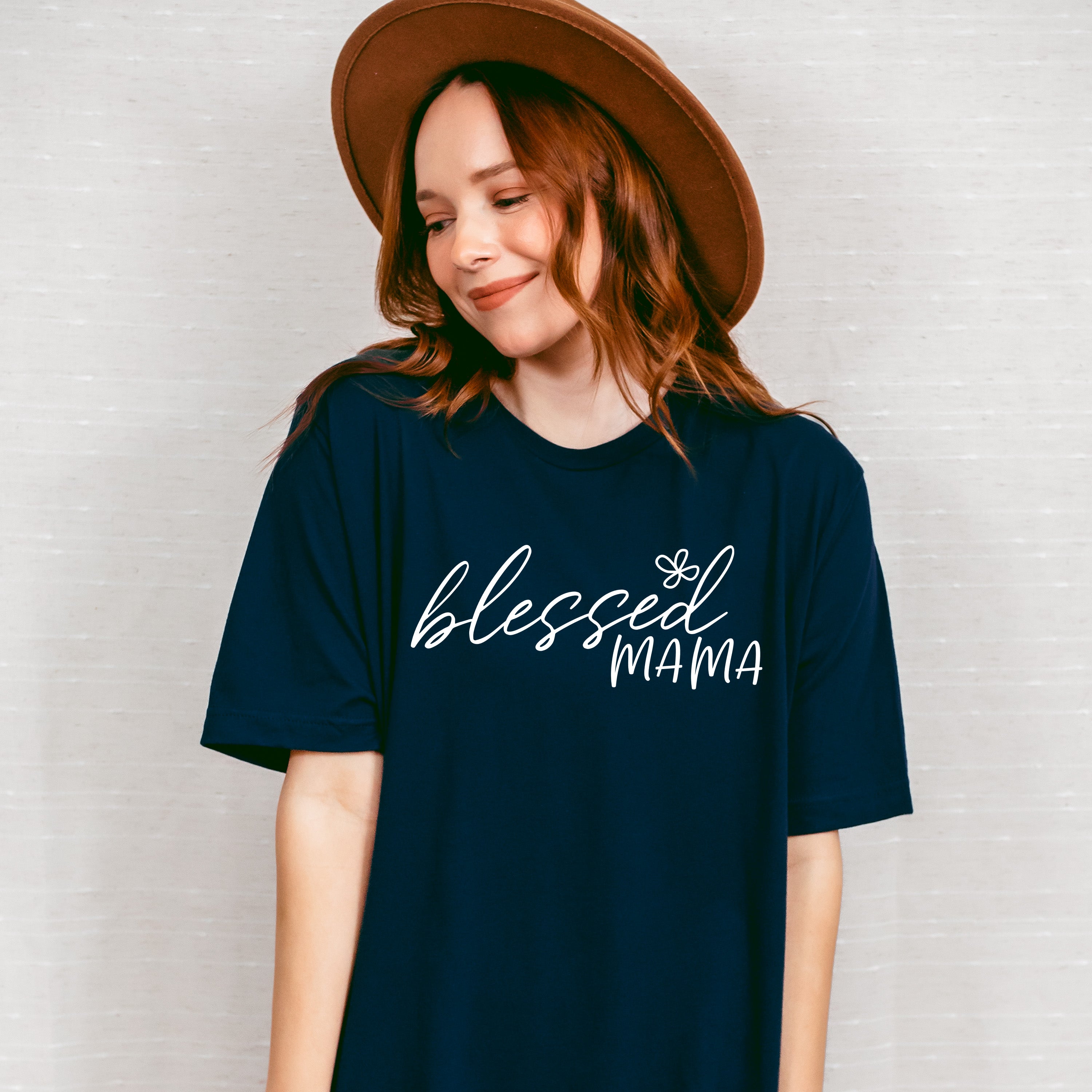 Blessed Mama Mother's Day Unisex Crewneck T-Shirt Sweatshirt Hoodie