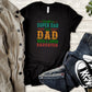 With A Super Daughter Father's Day Unisex Crewneck T-Shirt Sweatshirt Hoodie