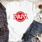 Papa Builder Father's Day Unisex Crewneck T-Shirt Sweatshirt Hoodie