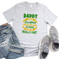 Daddy Knows Everything Father's Day Unisex Crewneck T-Shirt Sweatshirt Hoodie