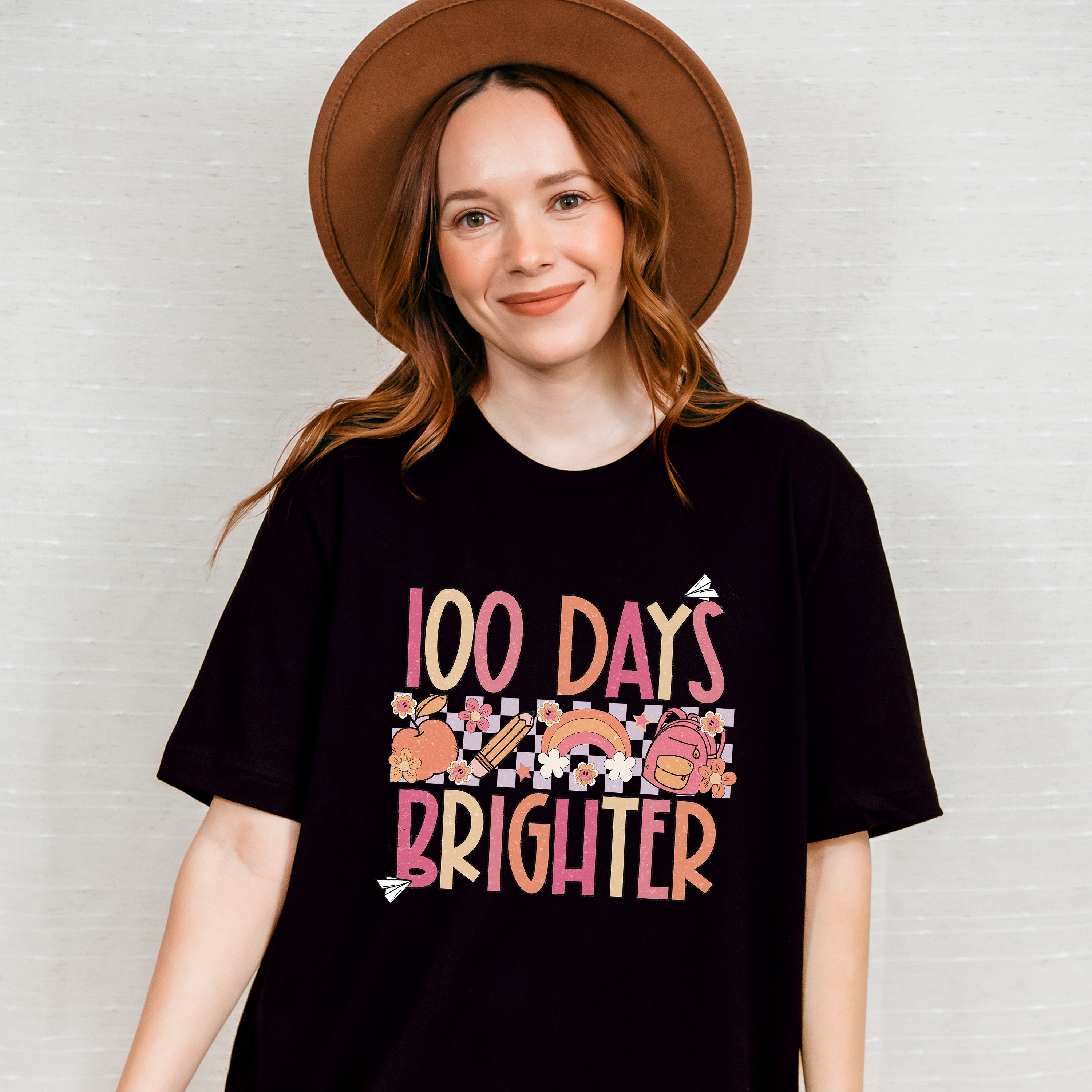 100 Days Brighter Theme T-shirt, Hoodie, Sweatshirt