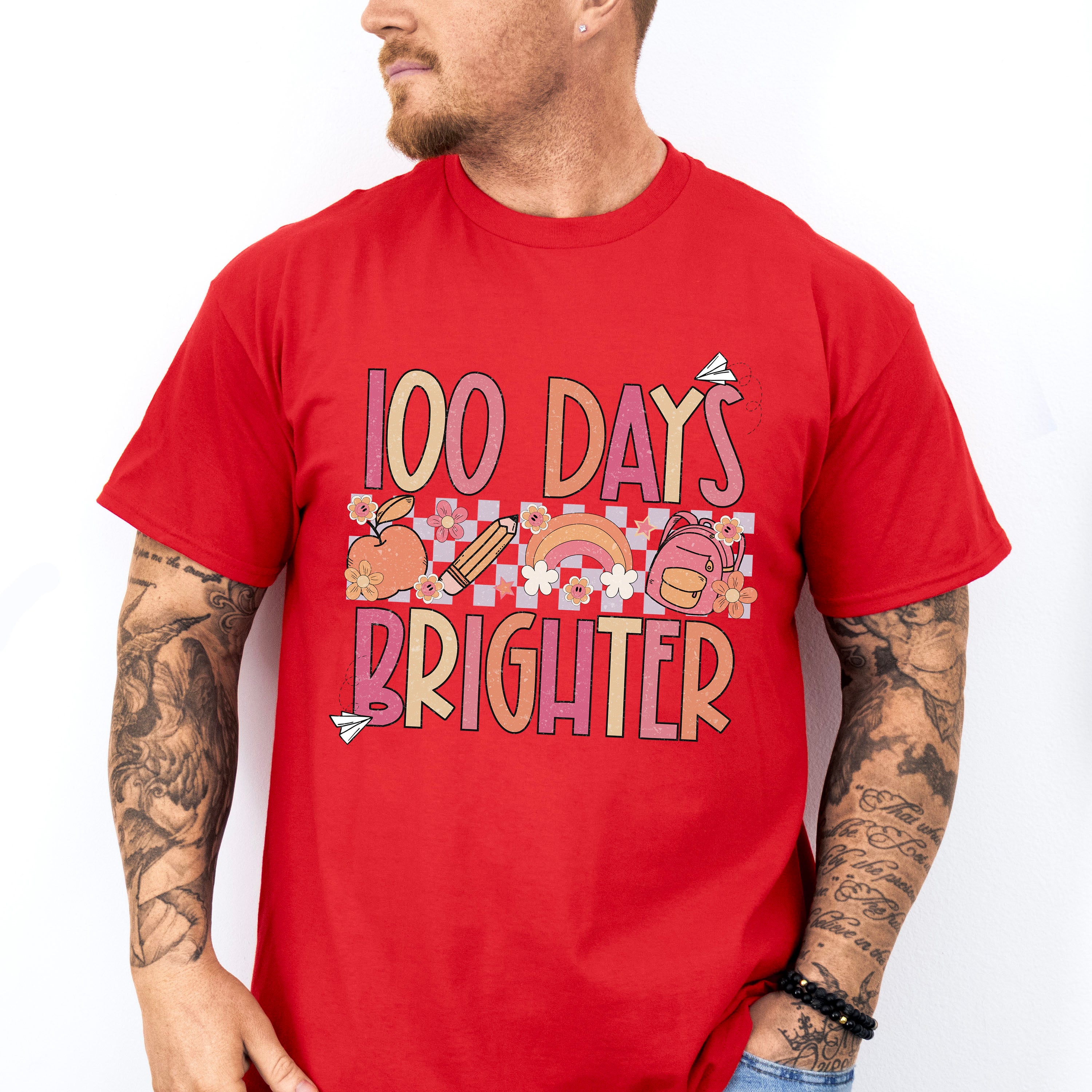 100 Days Brighter Theme T-shirt, Hoodie, Sweatshirt