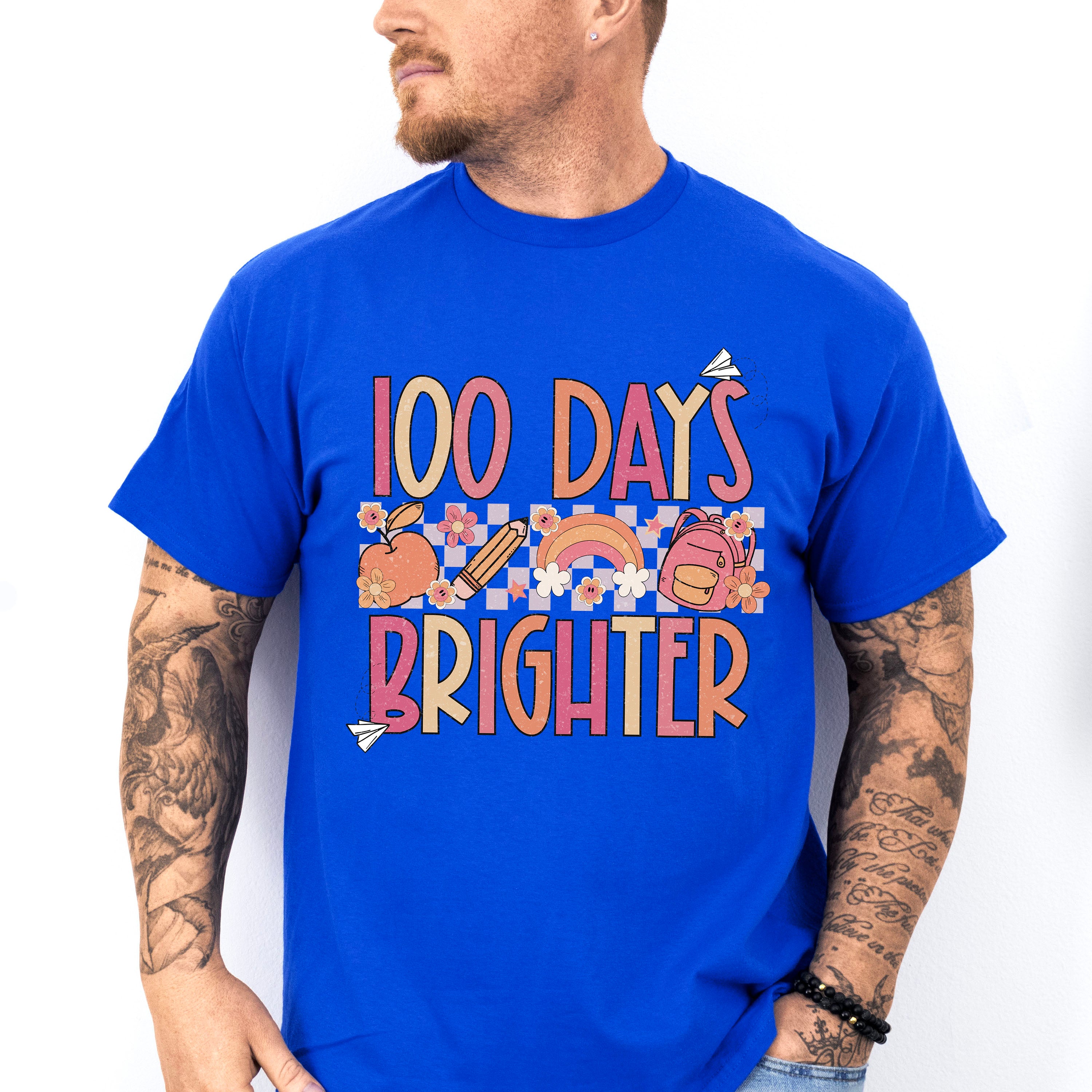 100 Days Brighter Theme T-shirt, Hoodie, Sweatshirt