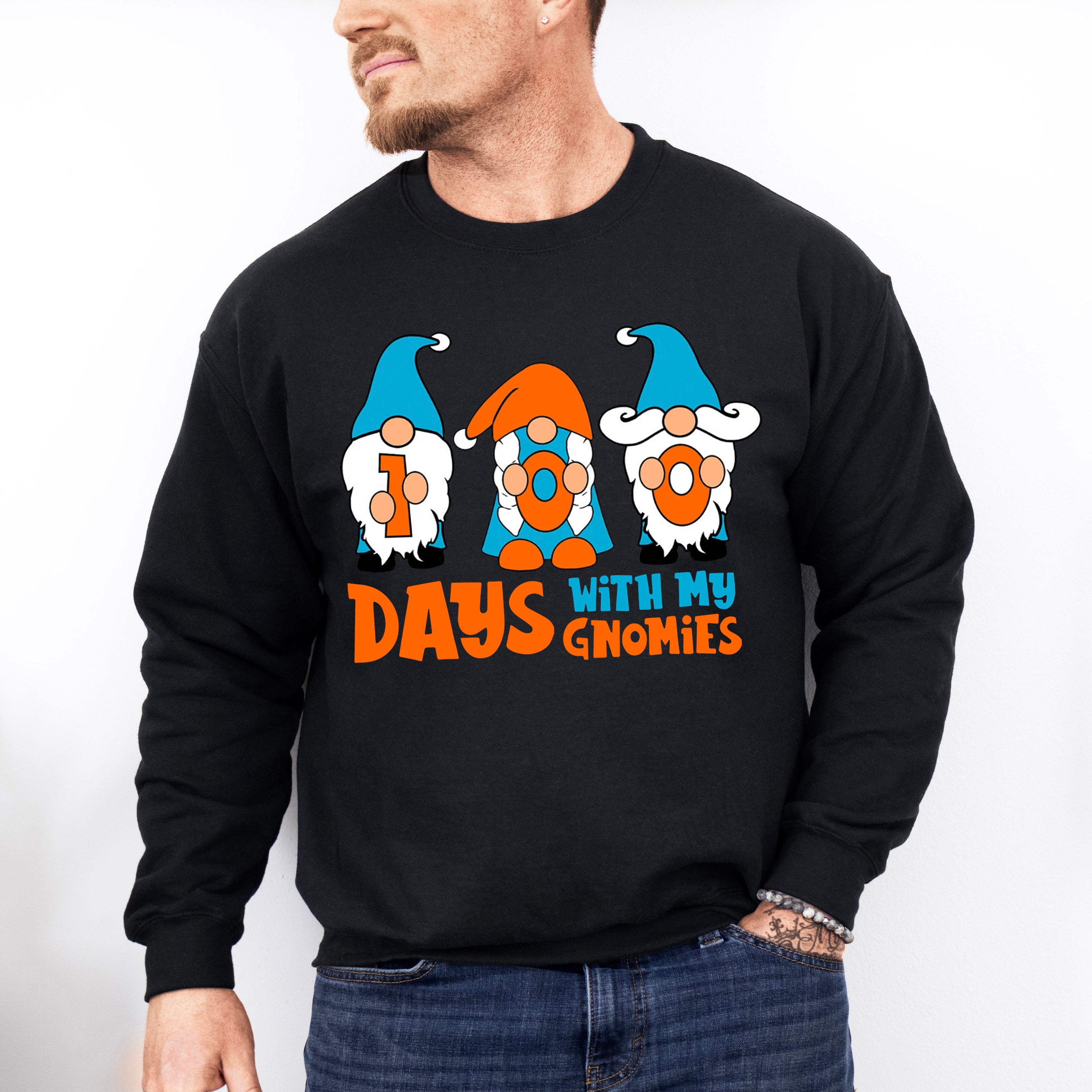 100 Days With My Gnomes Theme T-shirt, Hoodie, Sweatshirt