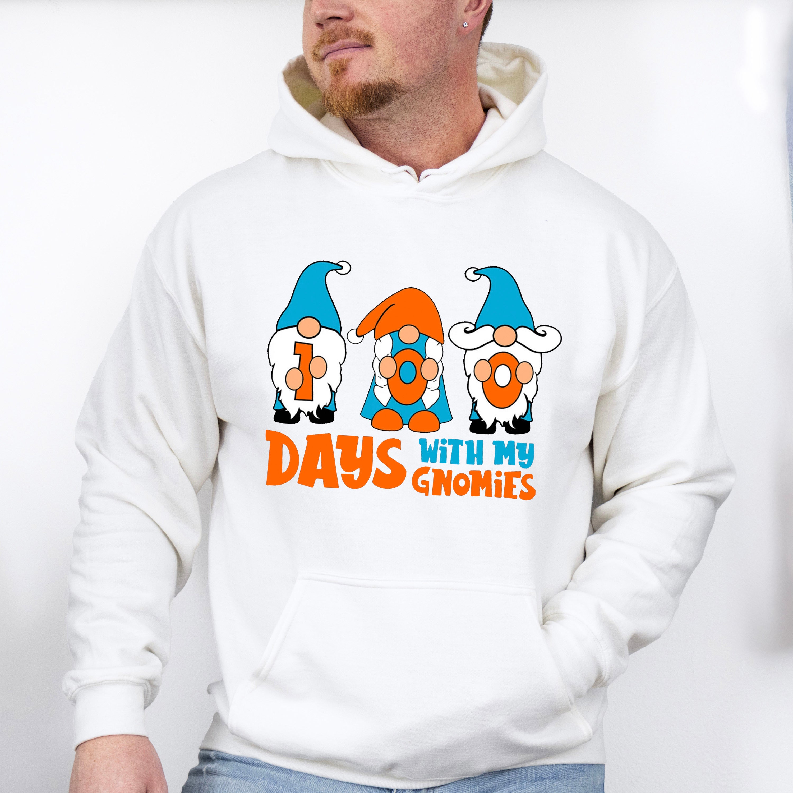 100 Days With My Gnomes Theme T-shirt, Hoodie, Sweatshirt