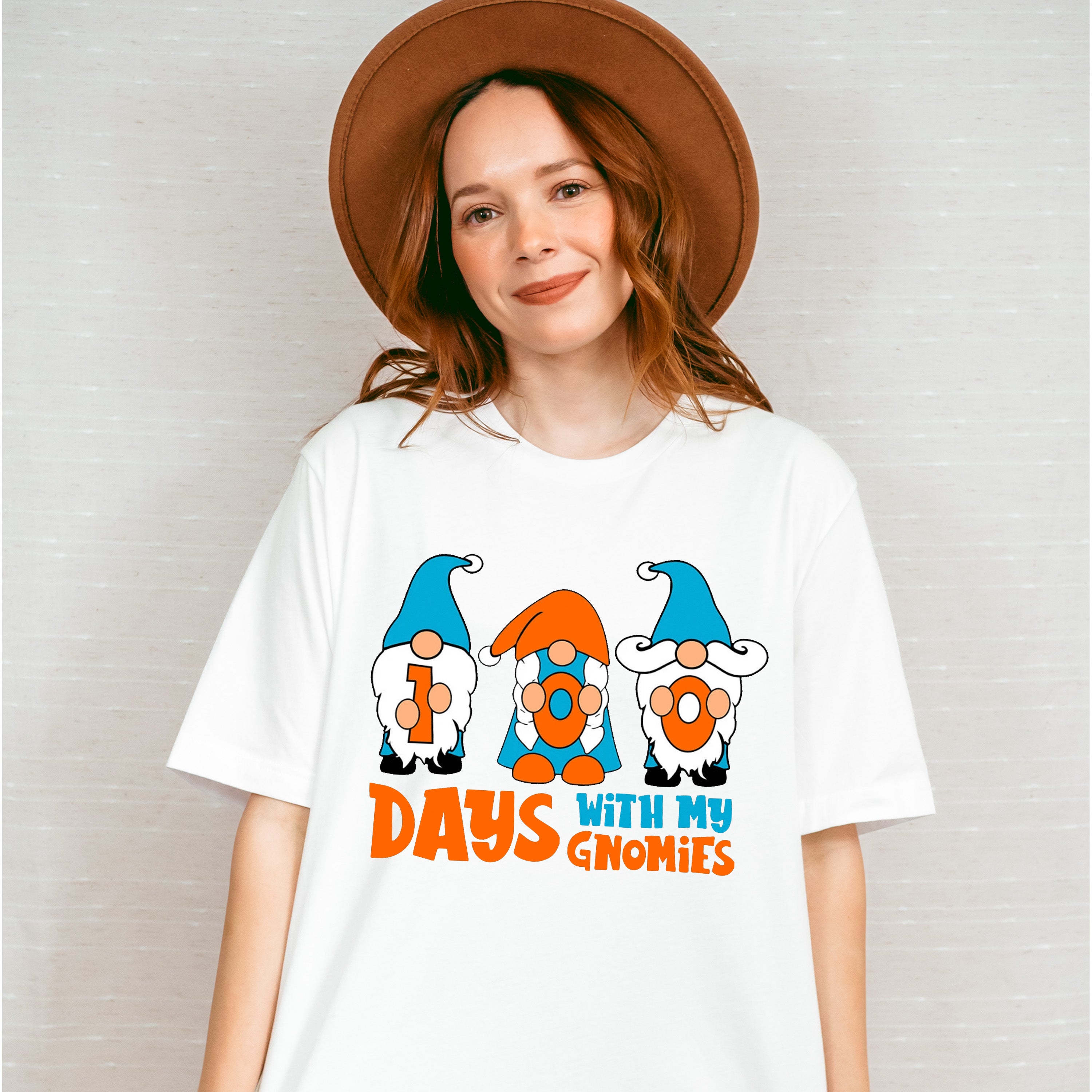 100 Days With My Gnomes Theme T-shirt, Hoodie, Sweatshirt