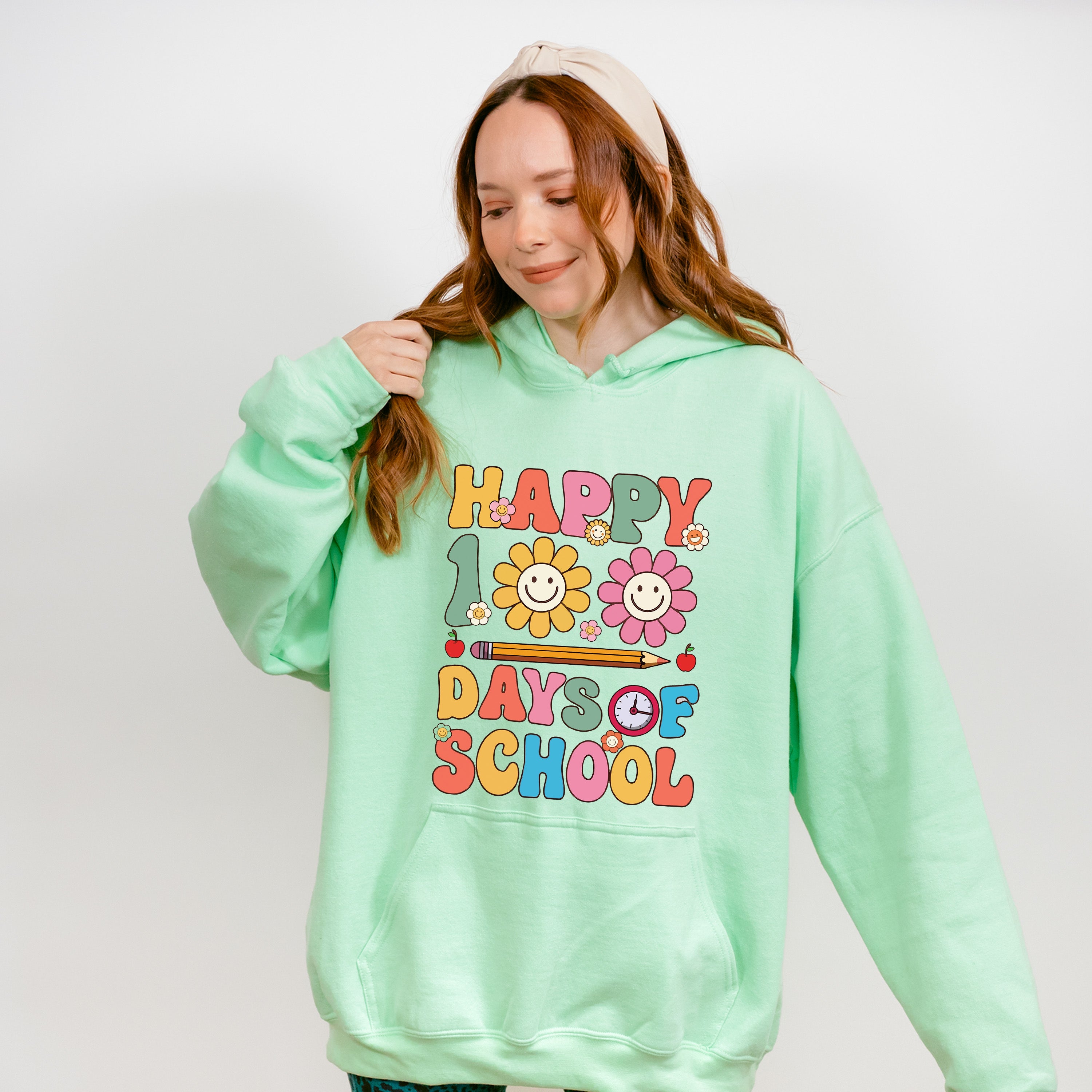 Happy 100 Days of School Theme T-shirt, Hoodie, Sweatshirt