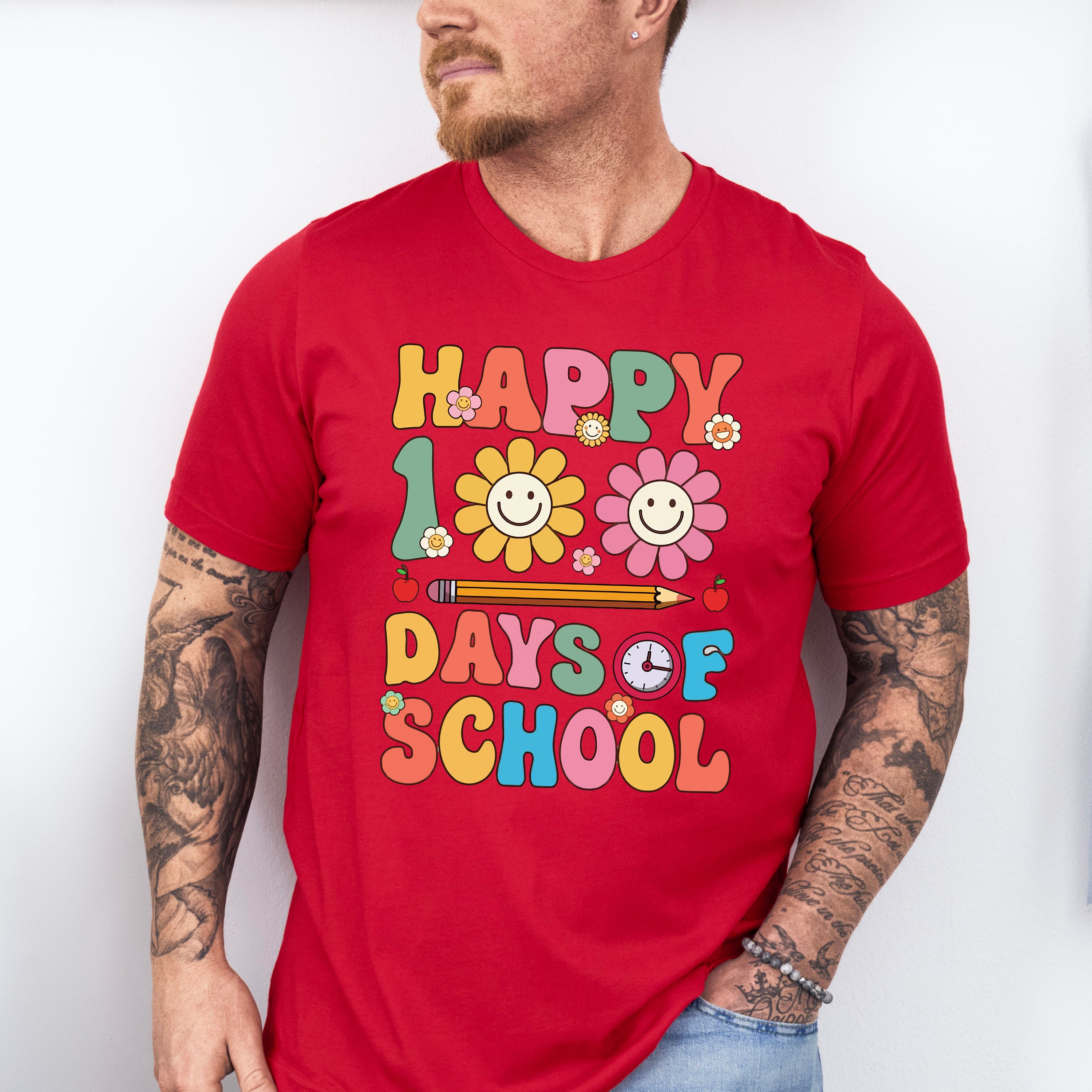 Happy 100 Days of School Theme T-shirt, Hoodie, Sweatshirt