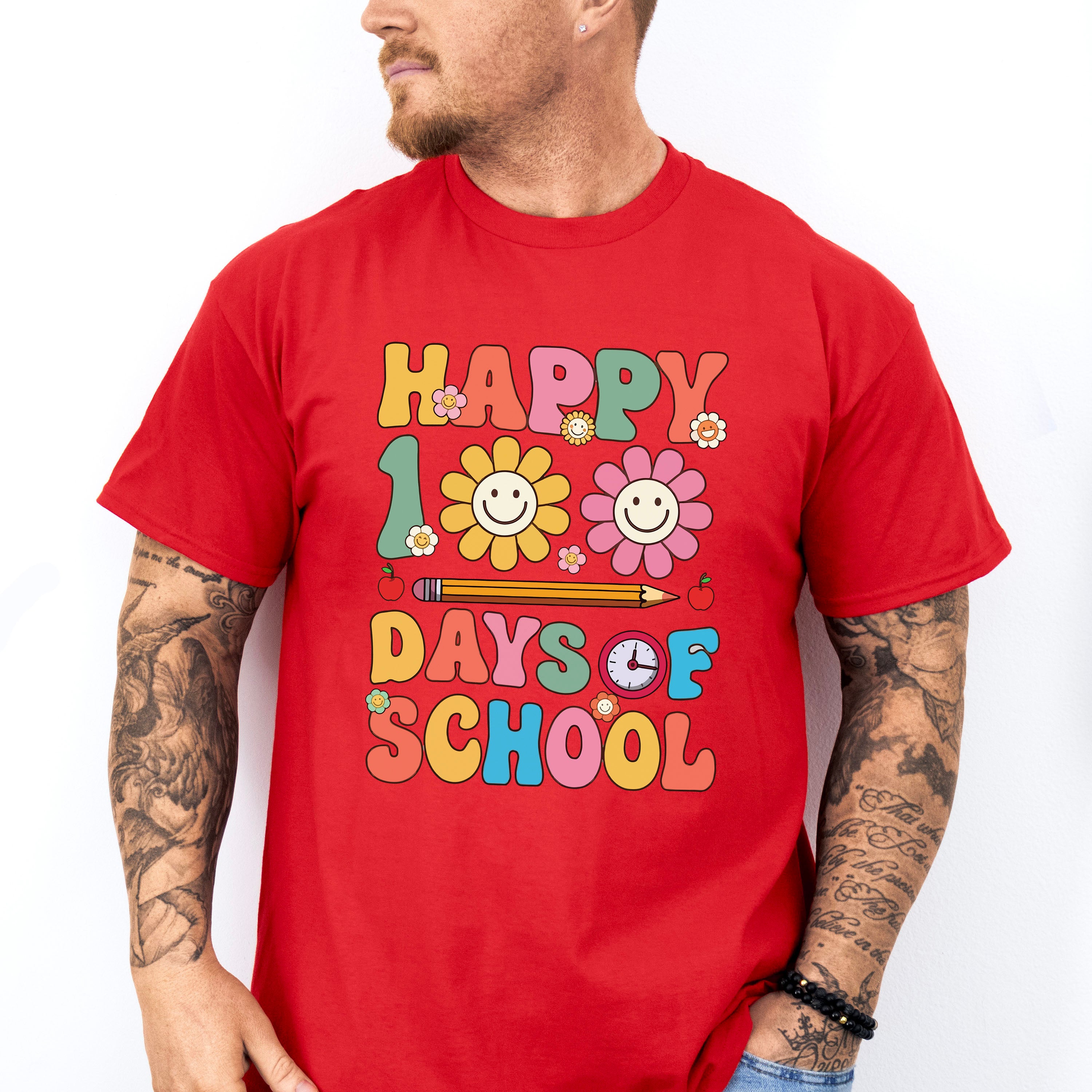 Happy 100 Days of School Theme T-shirt, Hoodie, Sweatshirt