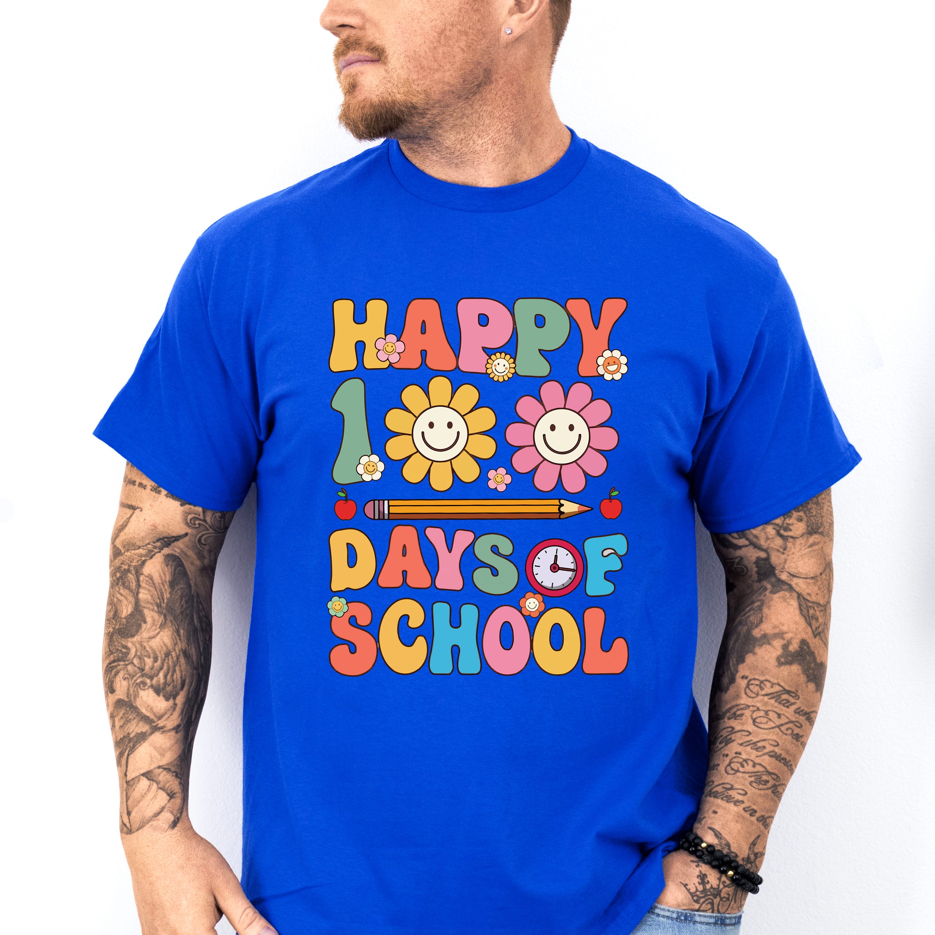 Happy 100 Days of School Theme T-shirt, Hoodie, Sweatshirt