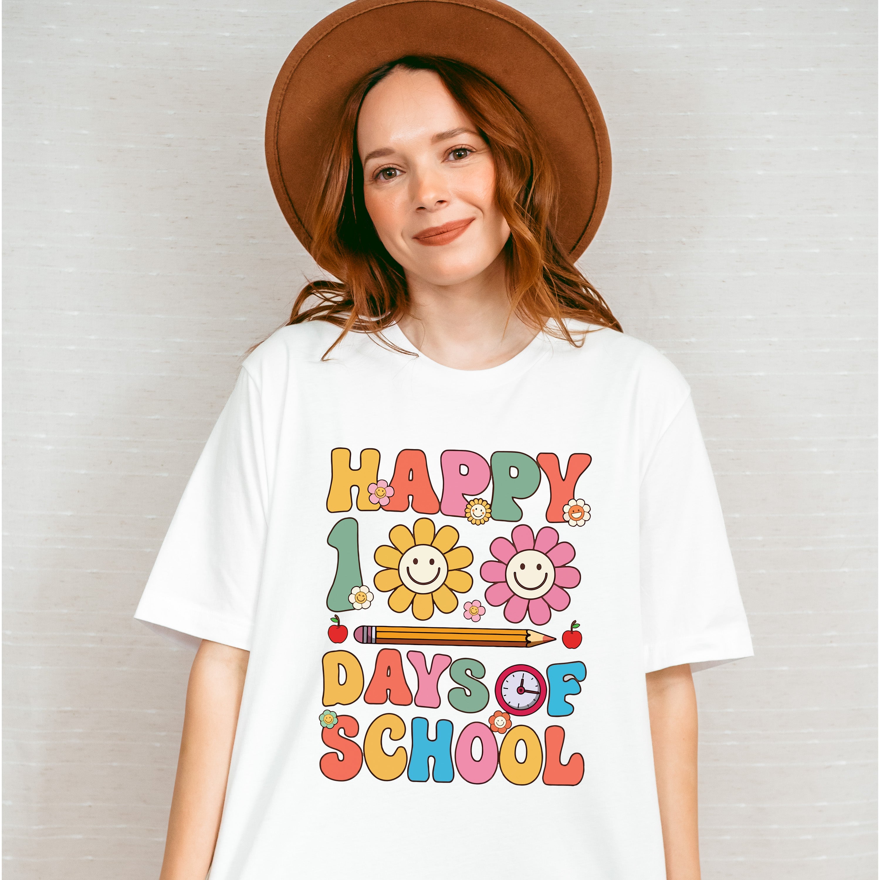 Happy 100 Days of School Theme T-shirt, Hoodie, Sweatshirt