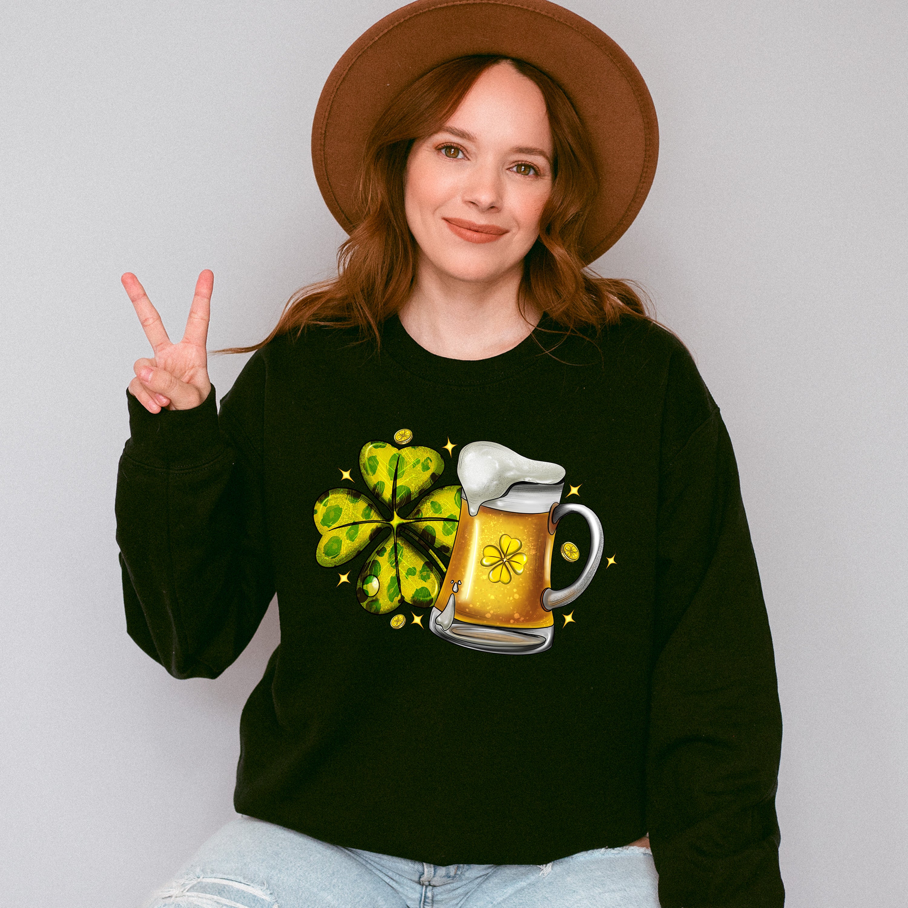 Beer and Clover St Patricks Theme T-shirt, Hoodie, Sweatshirt