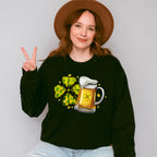 Beer and Clover St Patricks Theme T-shirt, Hoodie, Sweatshirt