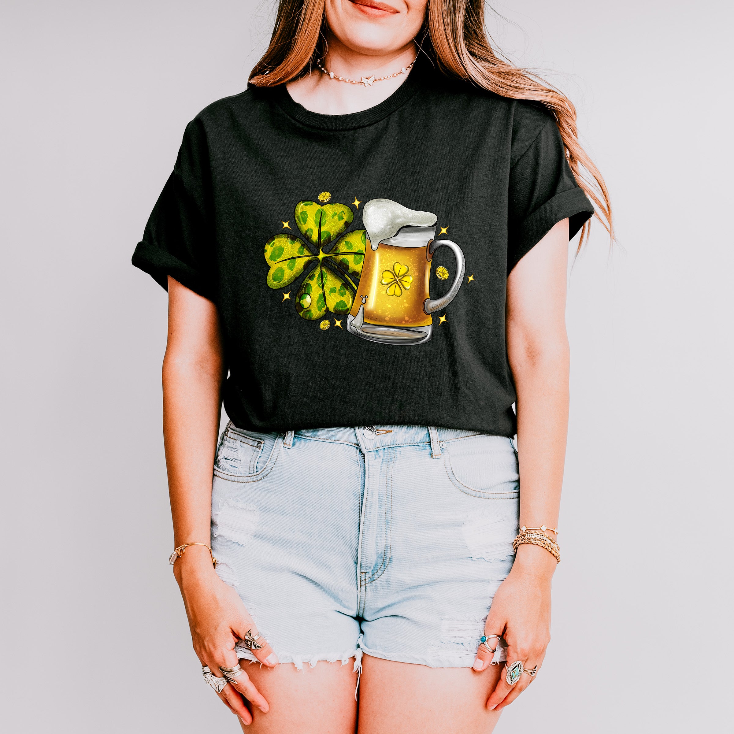 Beer and Clover St Patricks Theme T-shirt, Hoodie, Sweatshirt