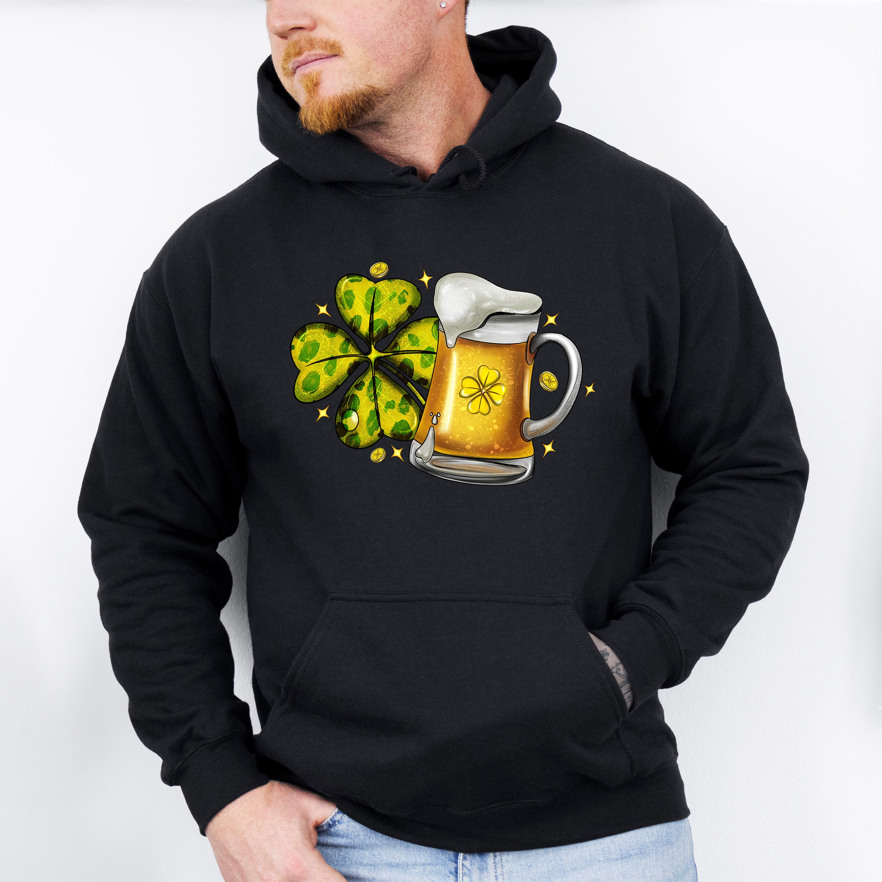 Beer and Clover St Patricks Theme T-shirt, Hoodie, Sweatshirt