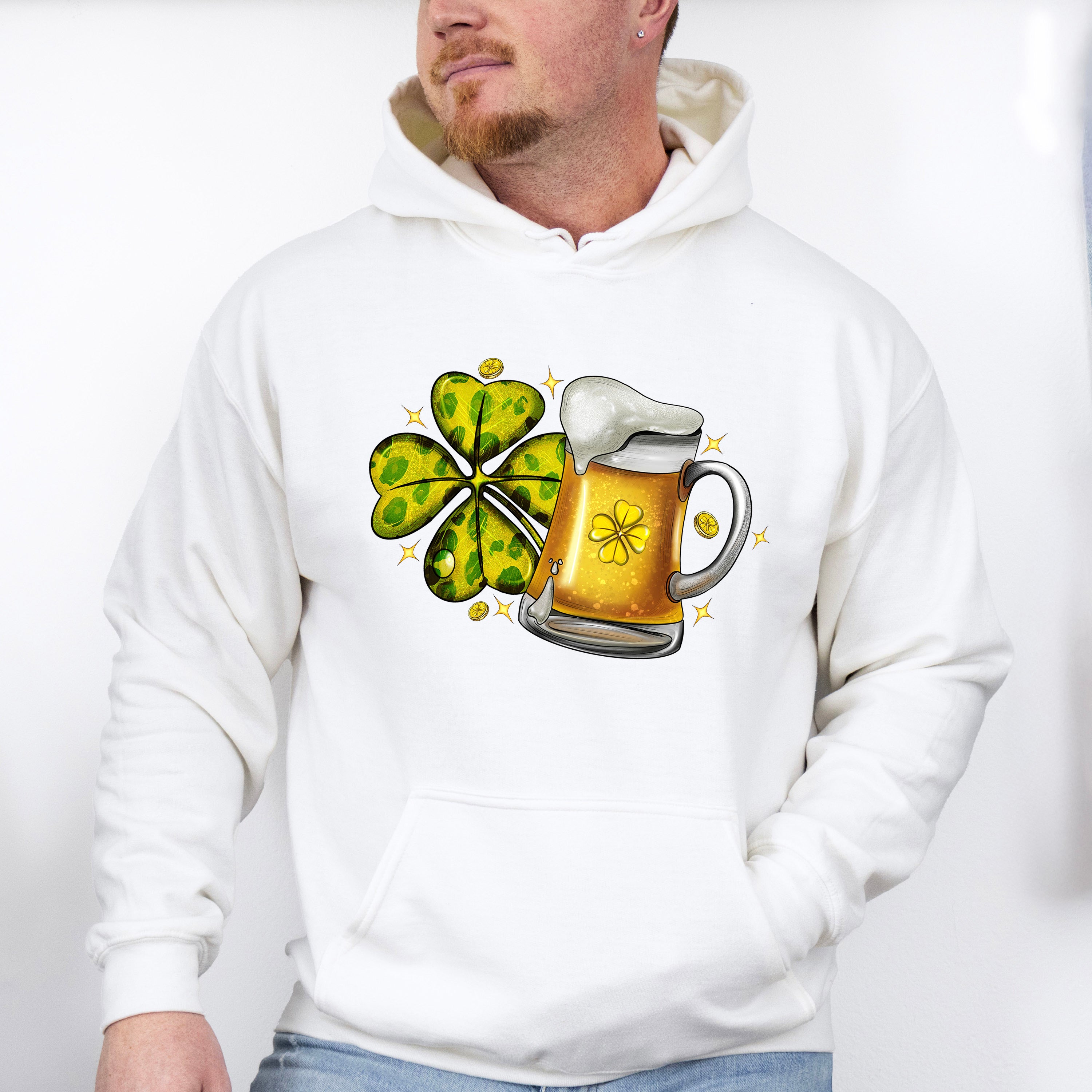 Beer and Clover St Patricks Theme T-shirt, Hoodie, Sweatshirt