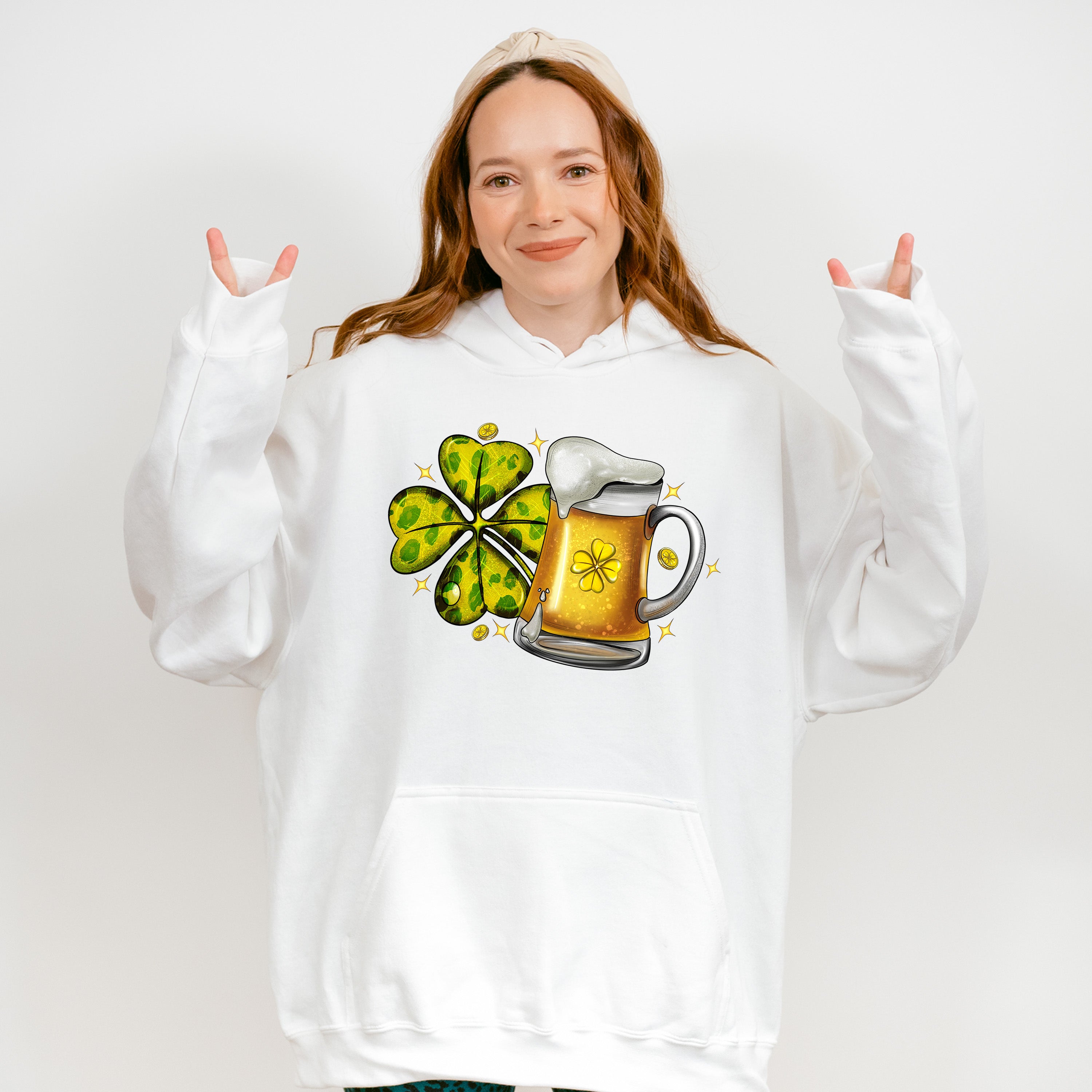 Beer and Clover St Patricks Theme T-shirt, Hoodie, Sweatshirt