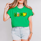 Peace Beer Clover Love St Patricks Theme T-shirt, Hoodie, Sweatshirt