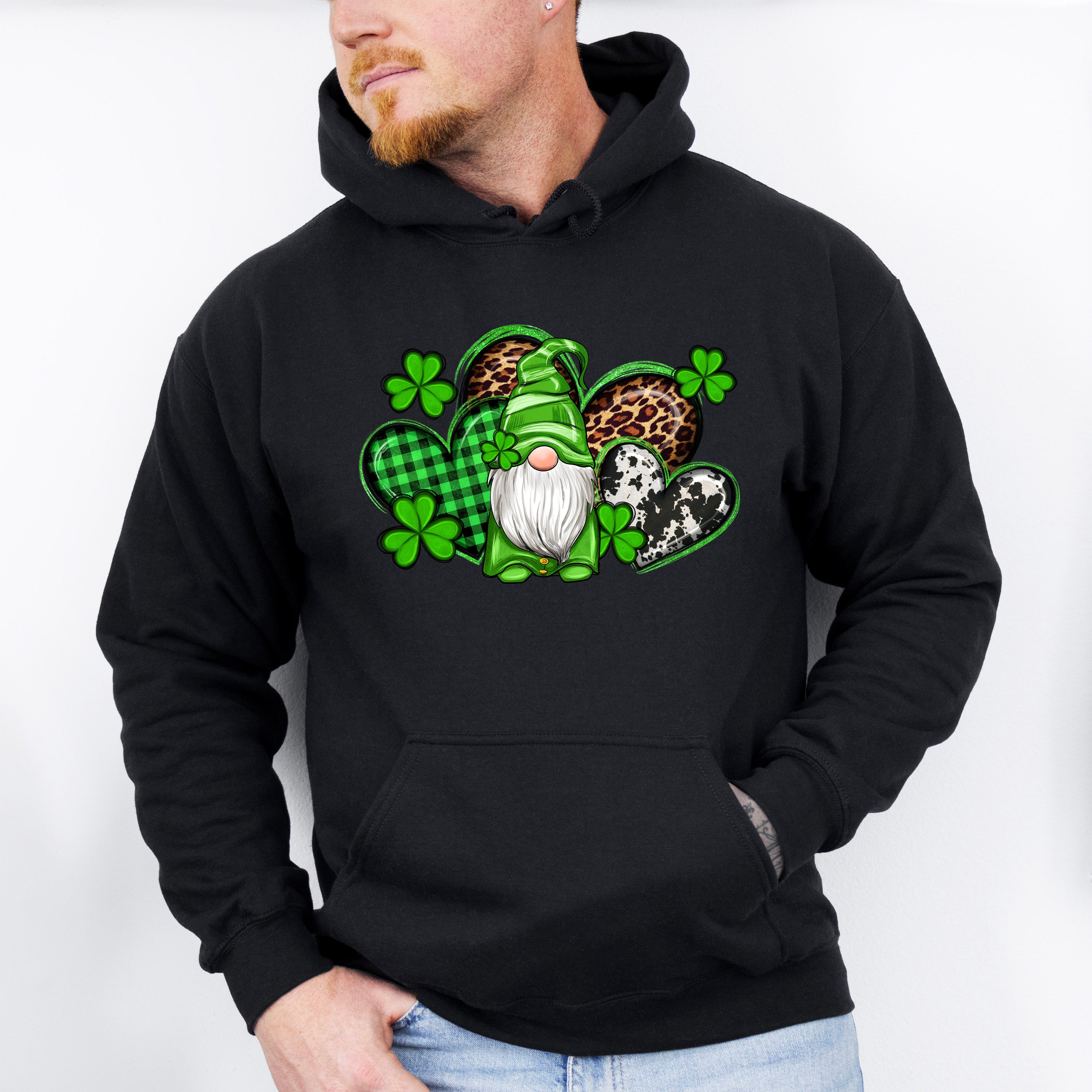Heart Gnome St Patricks Theme T-shirt, Hoodie, Sweatshirt