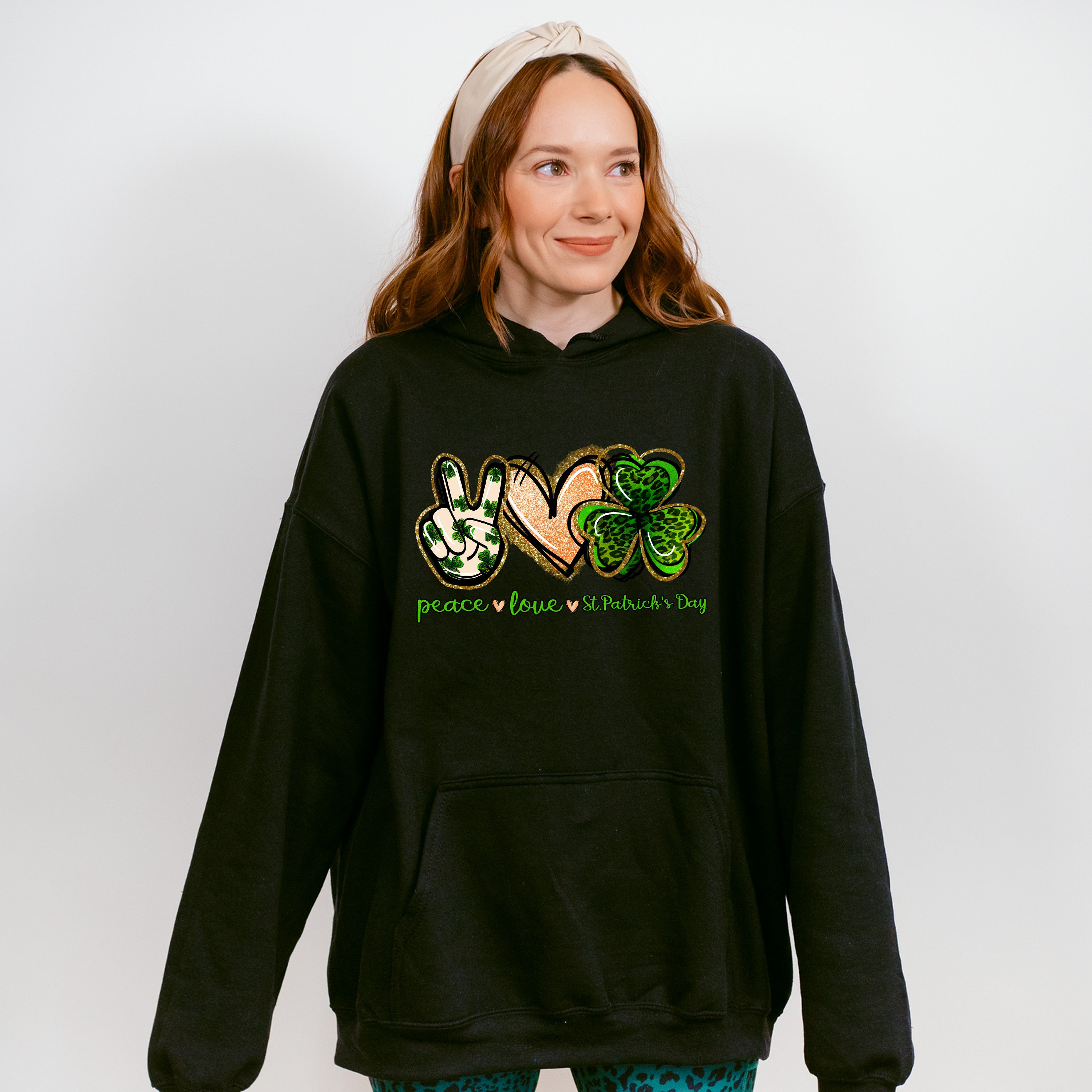 Peace Love St Patricks Theme T-shirt, Hoodie, Sweatshirt