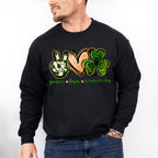 Peace Love St Patricks Theme T-shirt, Hoodie, Sweatshirt