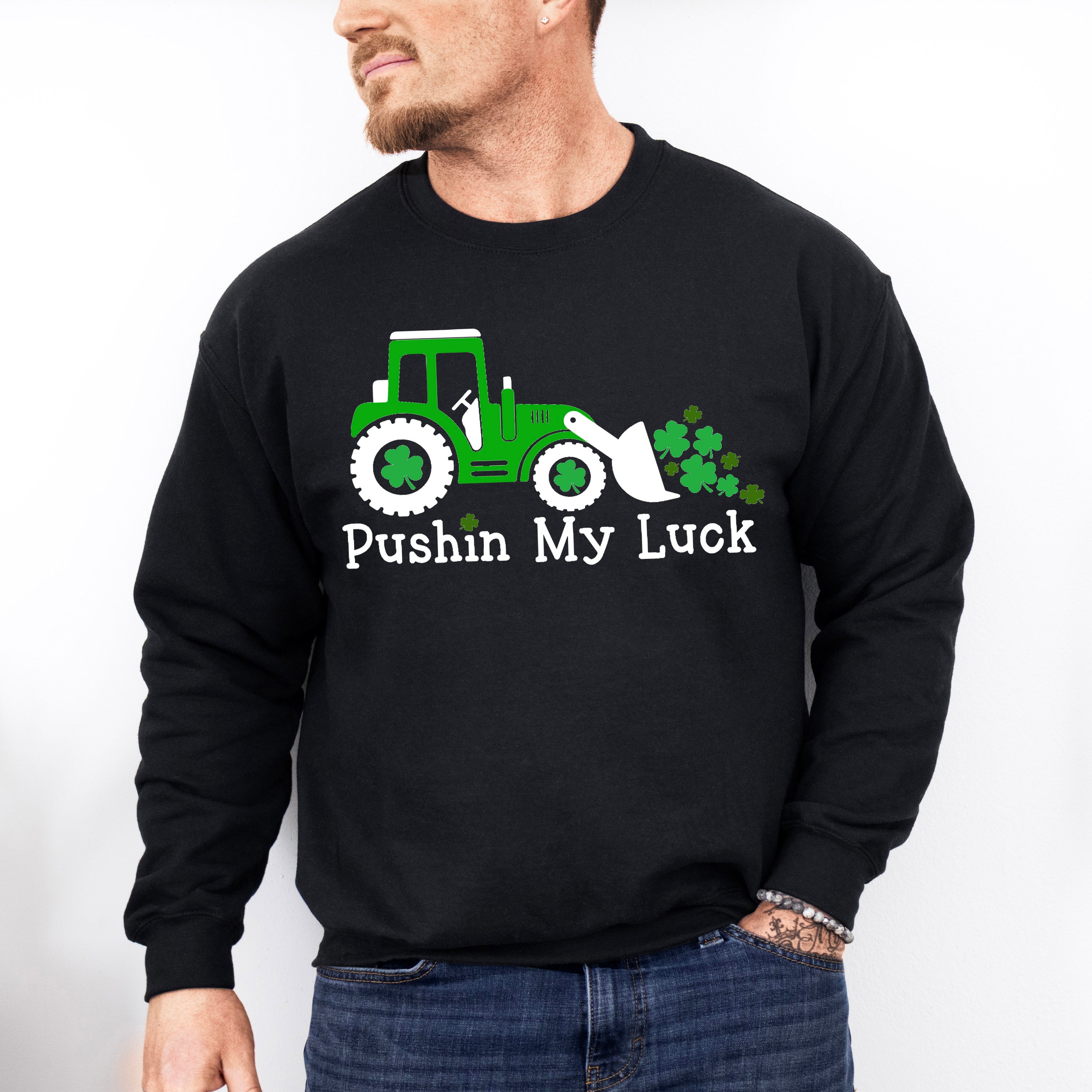 Pushing My Luck St Patricks Theme T-shirt, Hoodie, Sweatshirt