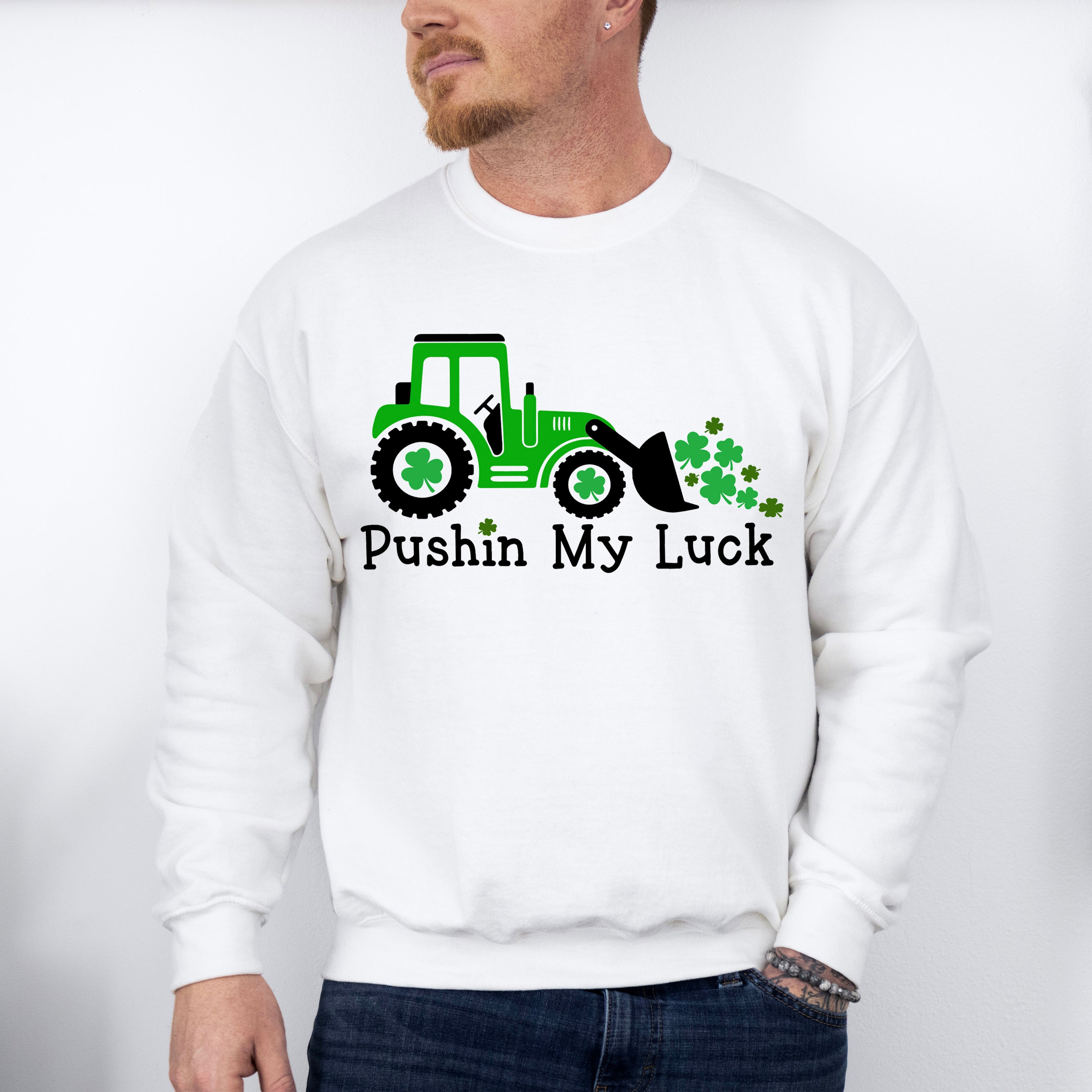 Pushing My Luck St Patricks Theme T-shirt, Hoodie, Sweatshirt