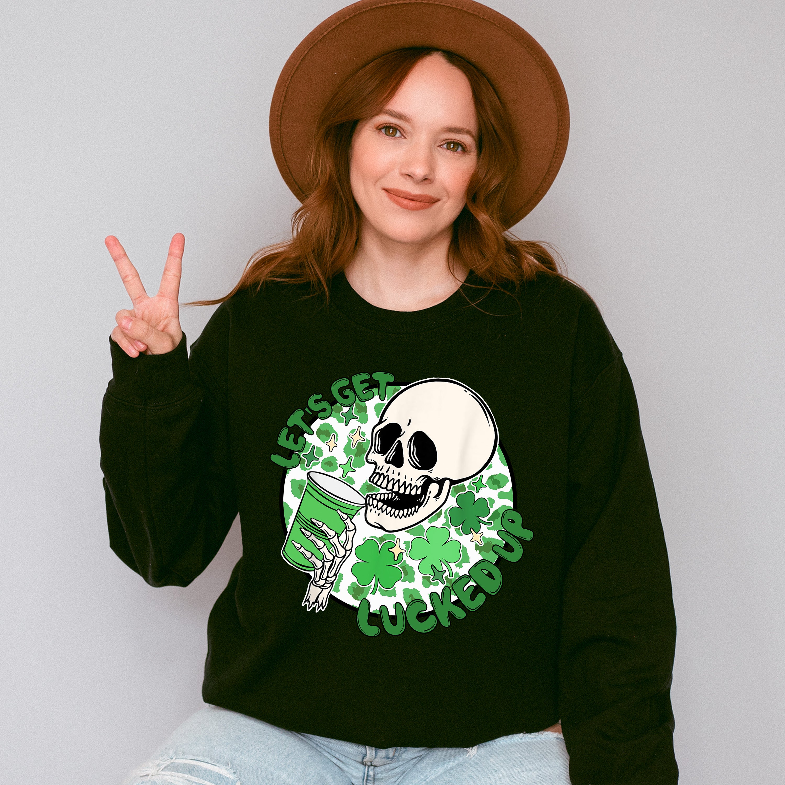 Let's Get Lucked Up St Patricks Theme T-shirt, Hoodie, Sweatshirt