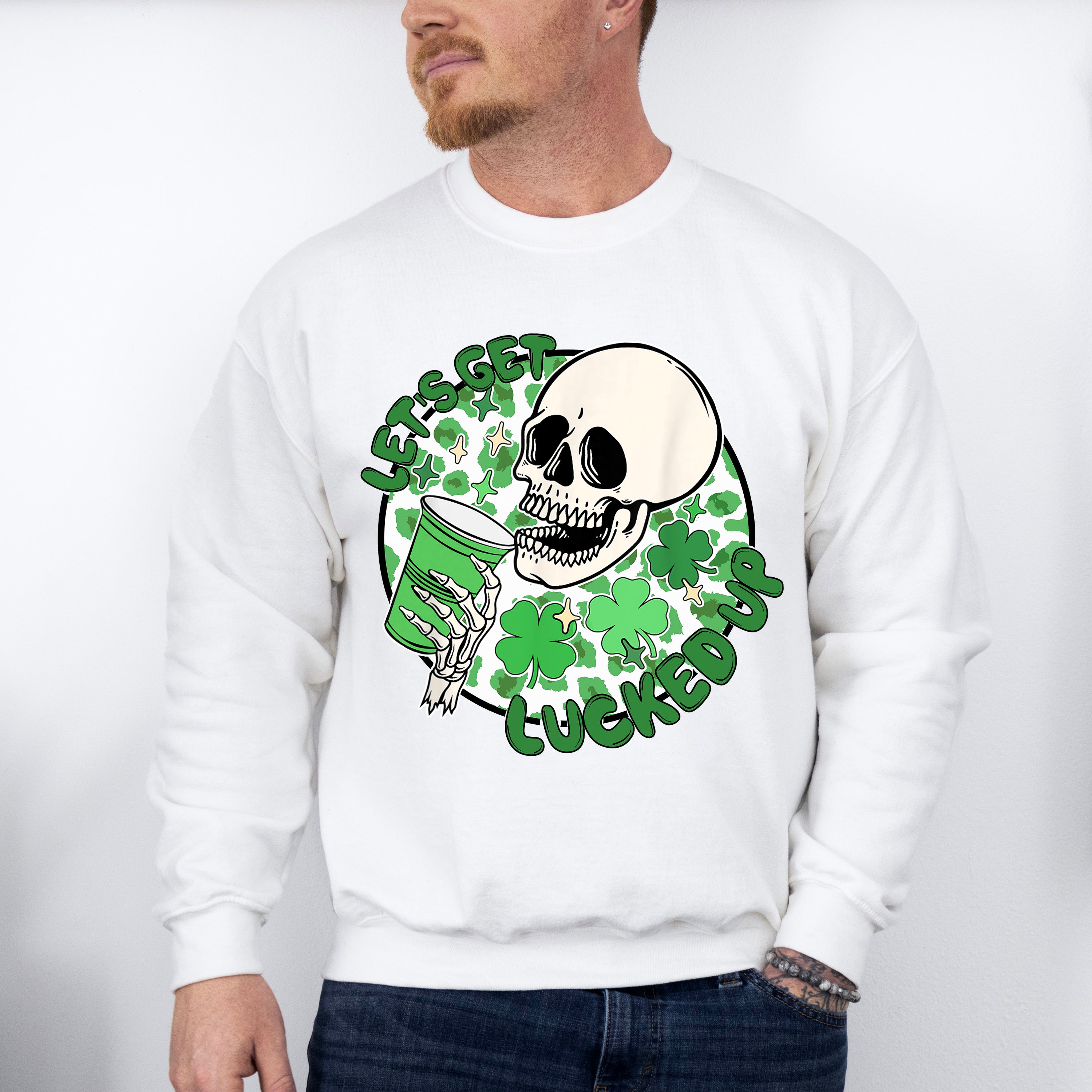 Let's Get Lucked Up St Patricks Theme T-shirt, Hoodie, Sweatshirt