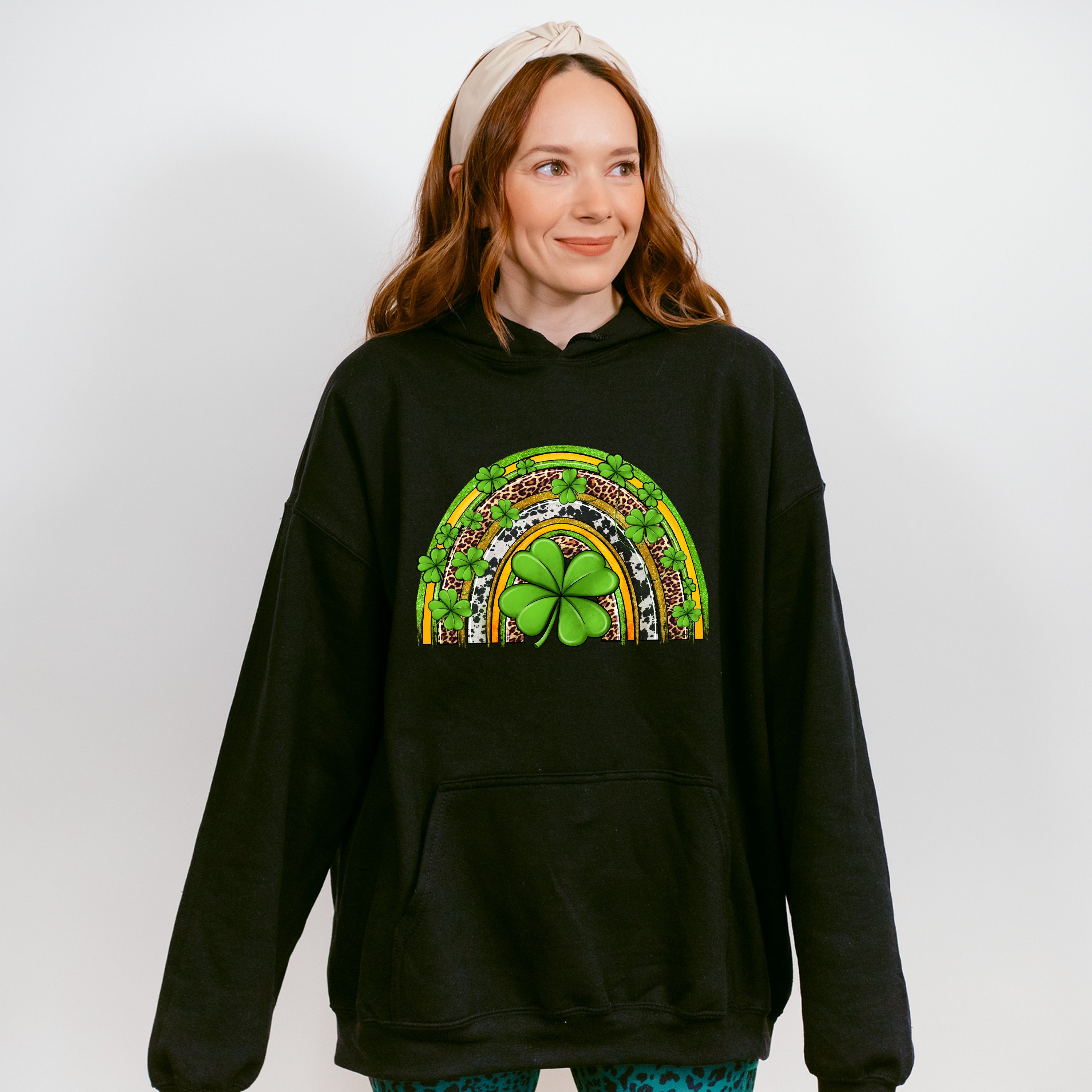 Clover Rainbow St Patricks Theme T-shirt, Hoodie, Sweatshirt