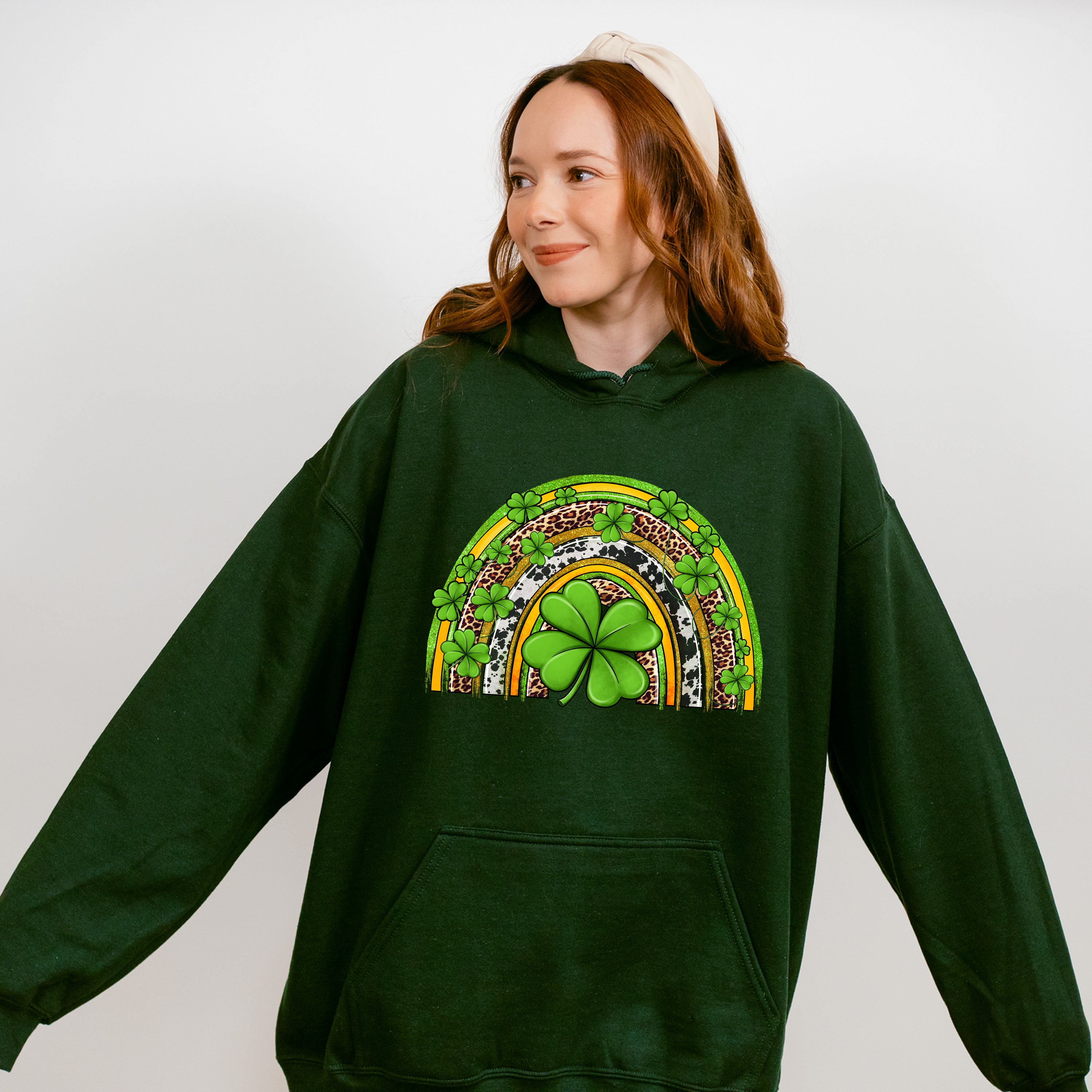 Clover Rainbow St Patricks Theme T-shirt, Hoodie, Sweatshirt