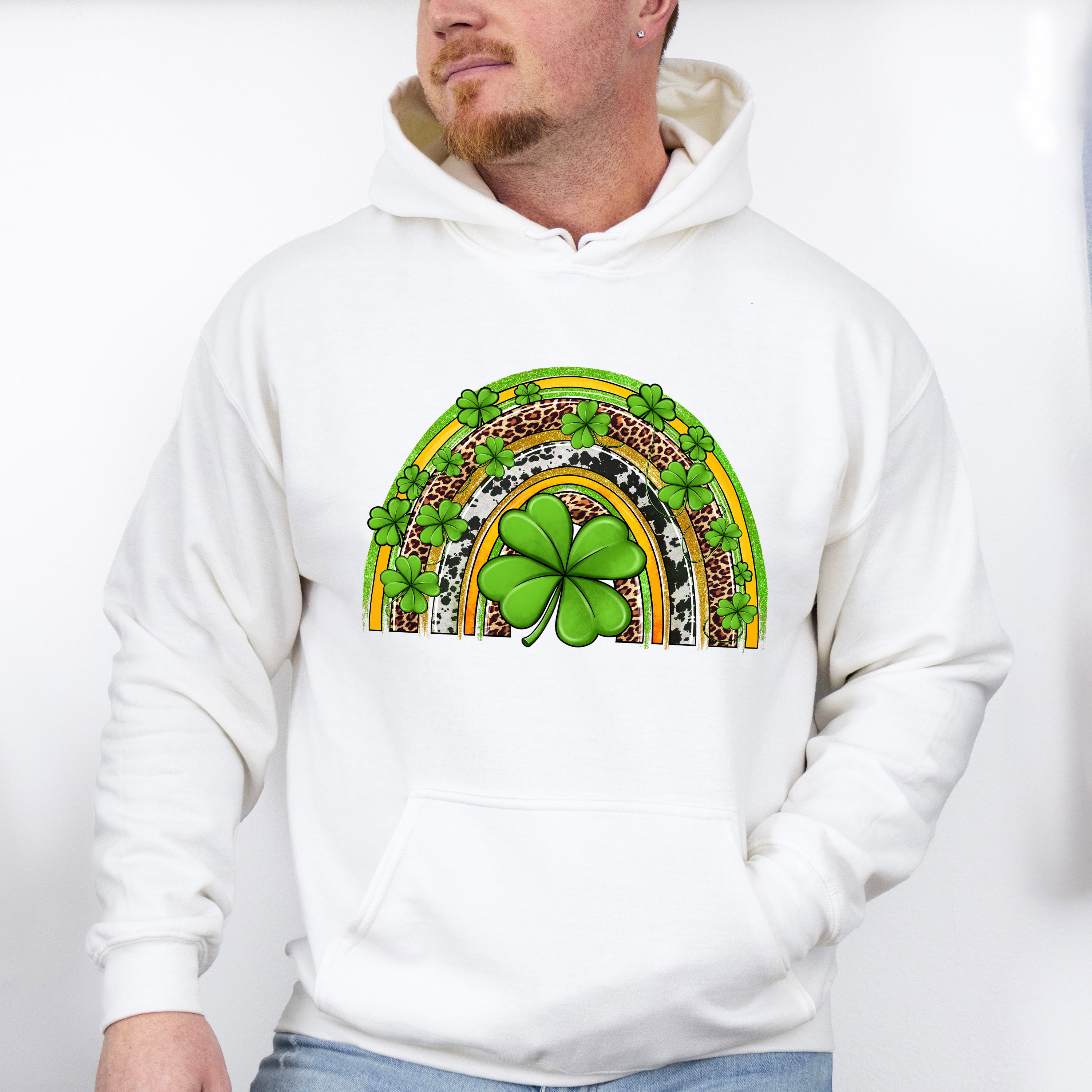 Clover Rainbow St Patricks Theme T-shirt, Hoodie, Sweatshirt