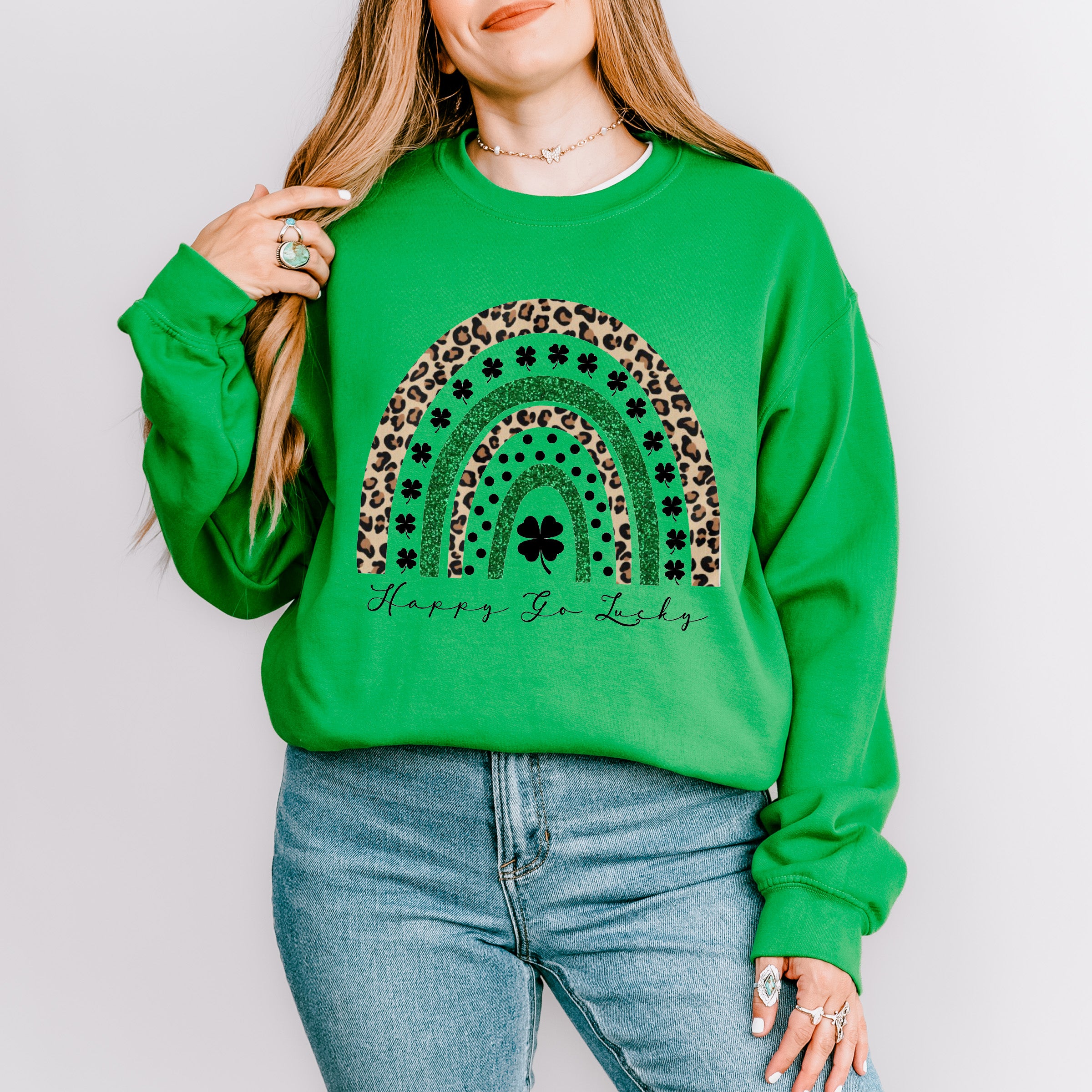 Rainbow Clovers St Patricks Theme T-shirt, Hoodie, Sweatshirt