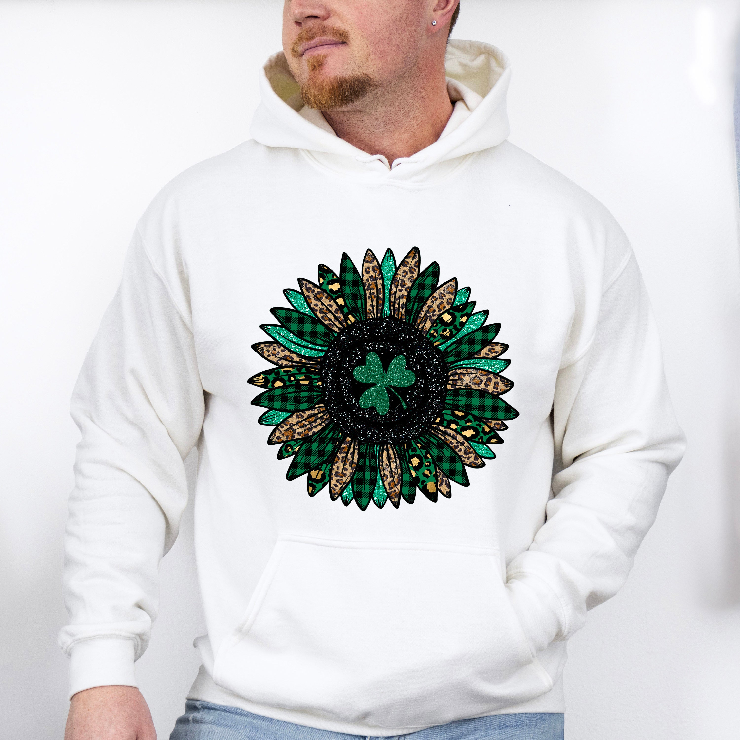 Faux Glitter FlowerSt Patricks Theme T-shirt, Hoodie, Sweatshirt