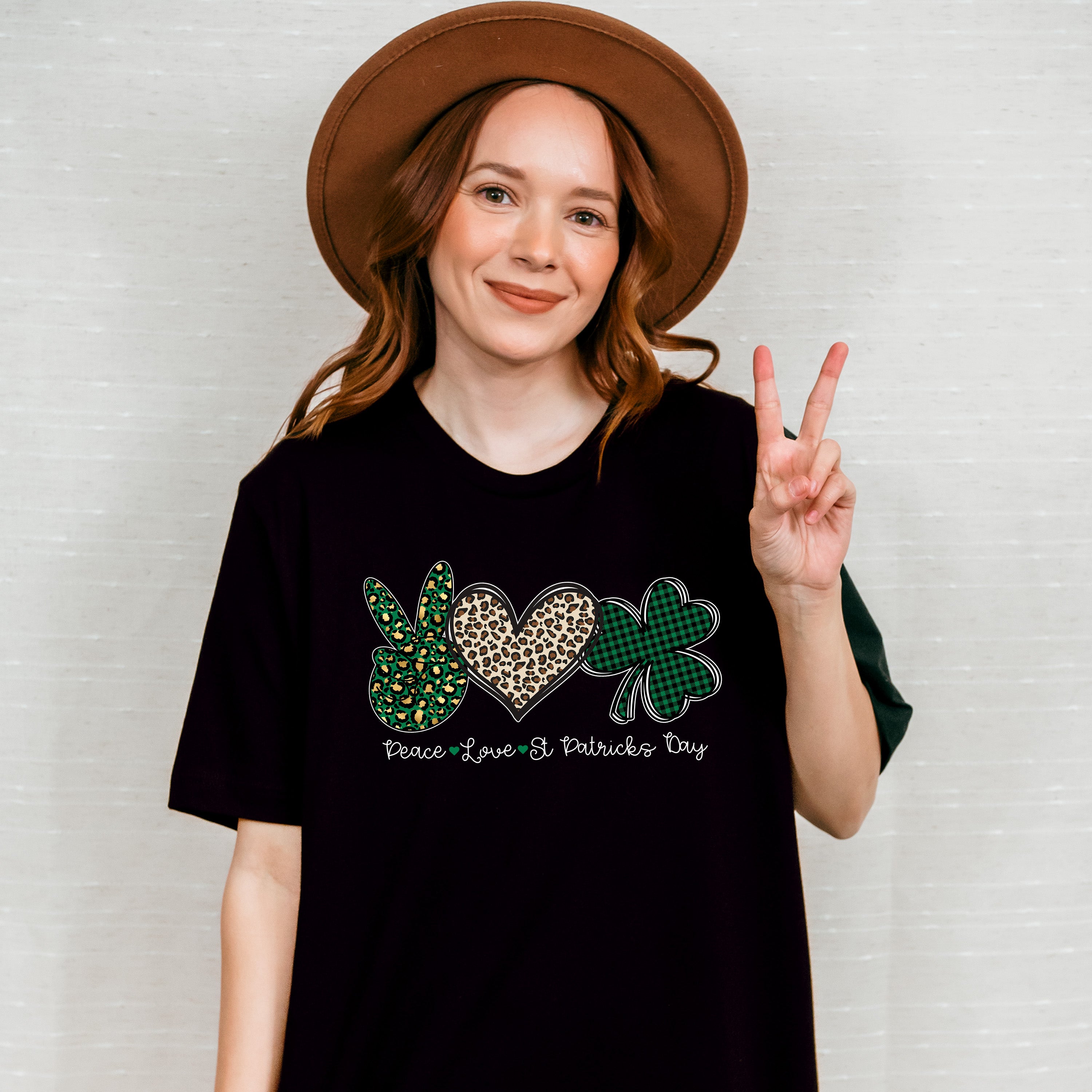 Peace Love St Patricks Theme T-shirt, Hoodie, Sweatshirt