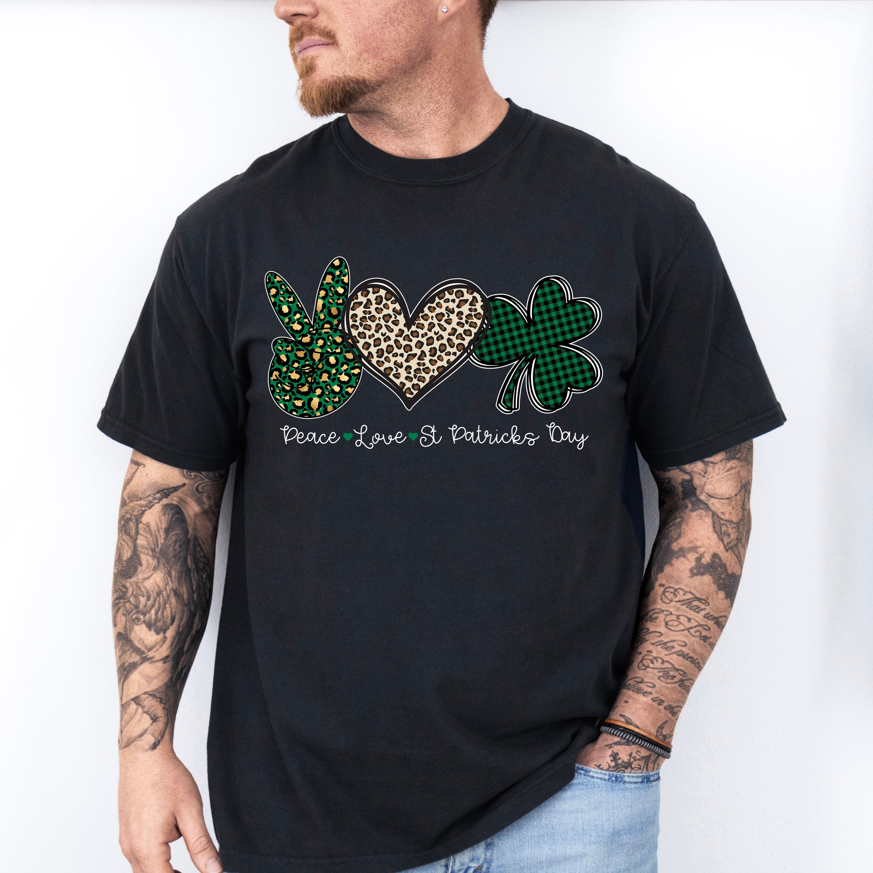 Peace Love St Patricks Theme T-shirt, Hoodie, Sweatshirt