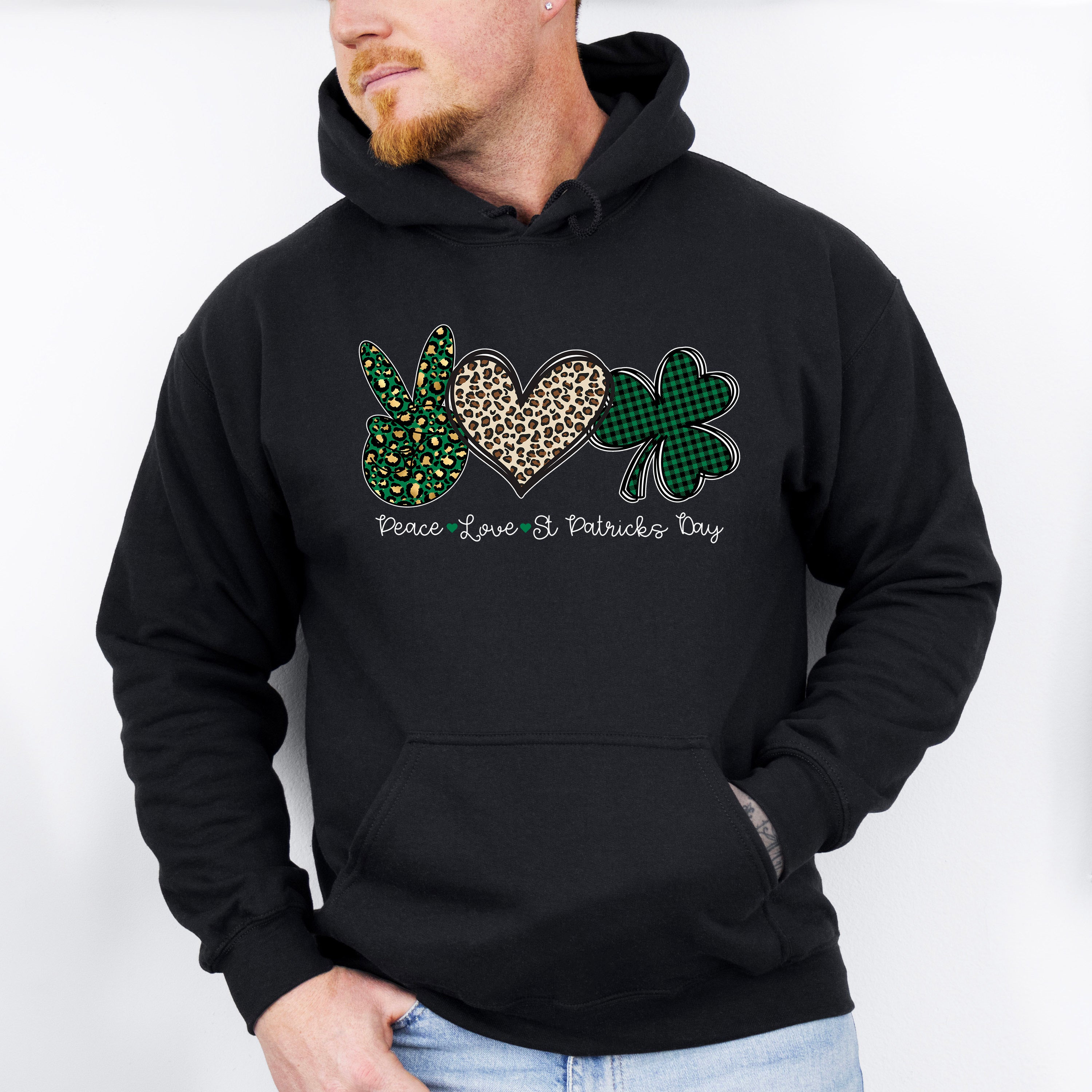 Peace Love St Patricks Theme T-shirt, Hoodie, Sweatshirt