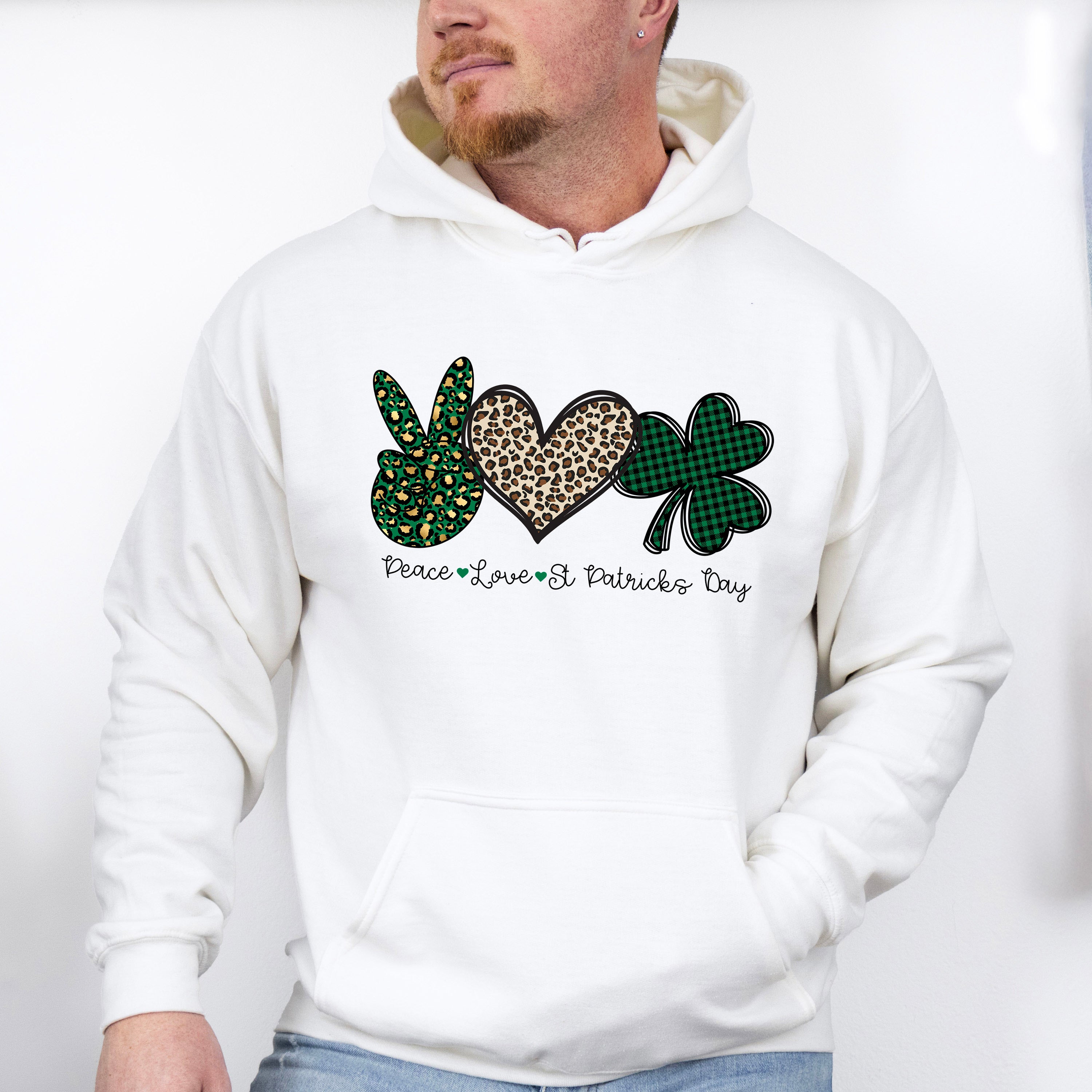 Peace Love St Patricks Theme T-shirt, Hoodie, Sweatshirt