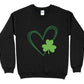 Heart and Clover St Patricks Theme T-shirt, Hoodie, Sweatshirt